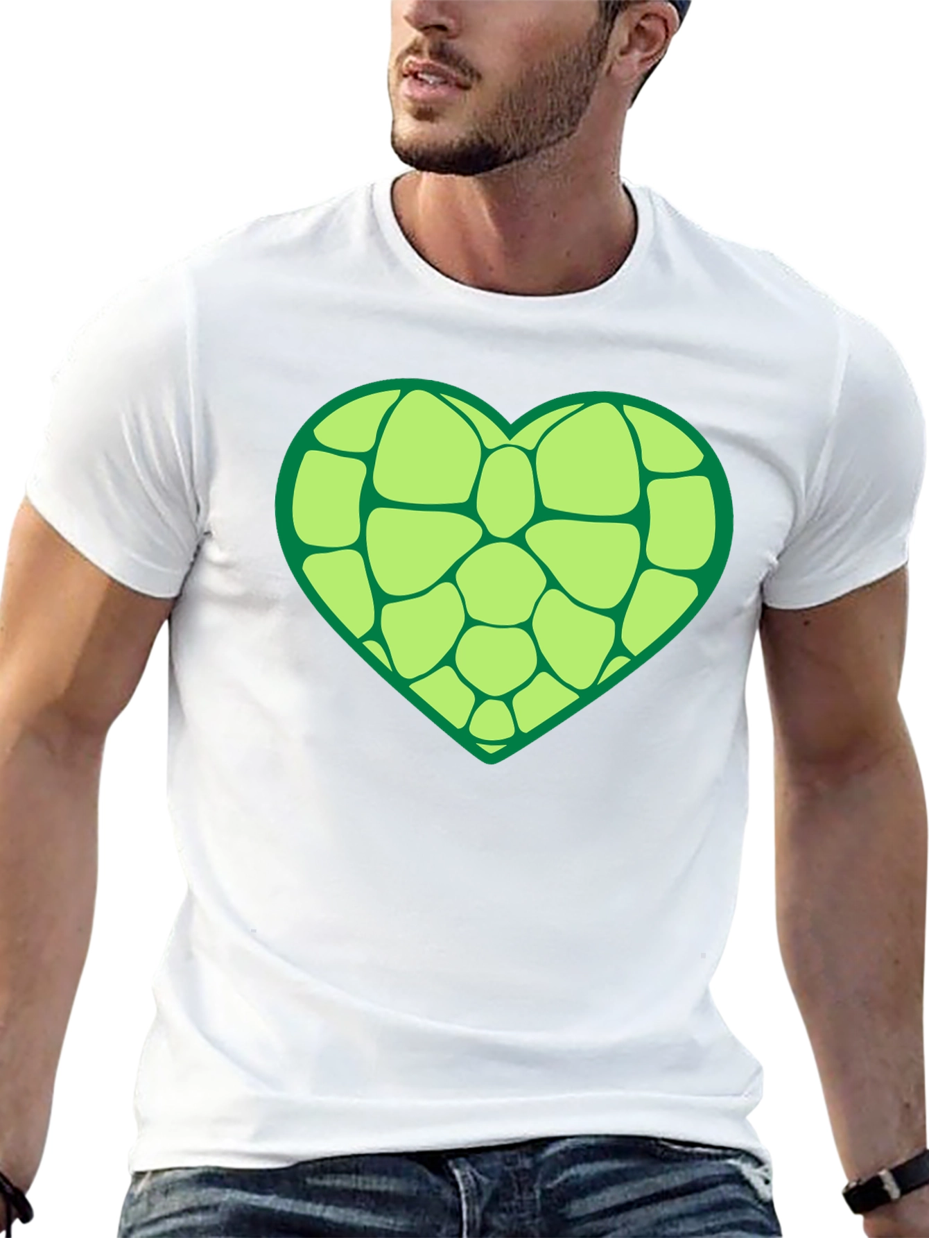 Heart Turtle Shell Graphic Tee
