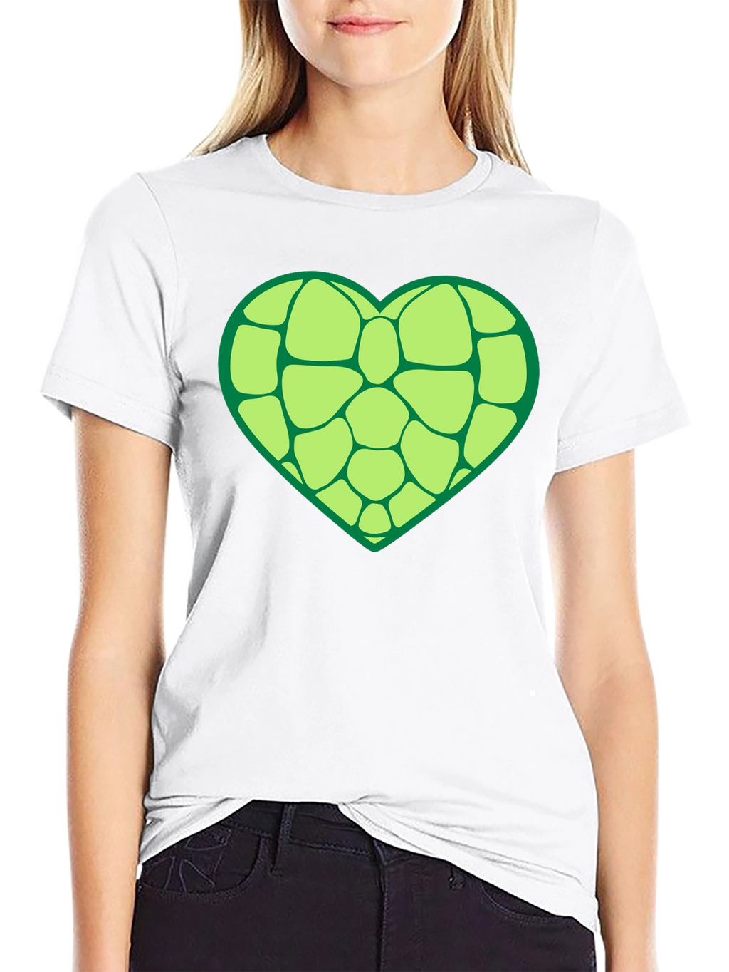Heart Turtle Shell Graphic Tee