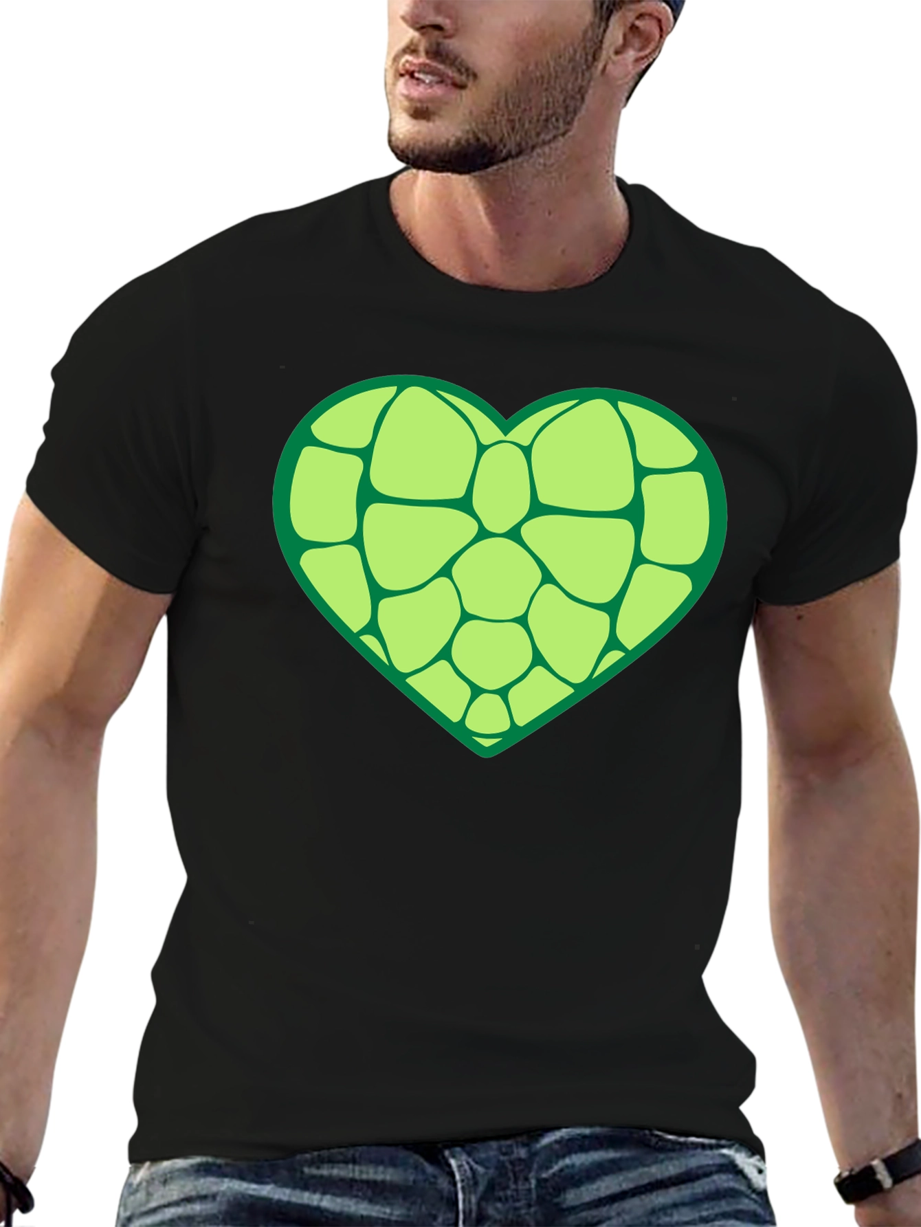 Heart Turtle Shell Graphic Tee