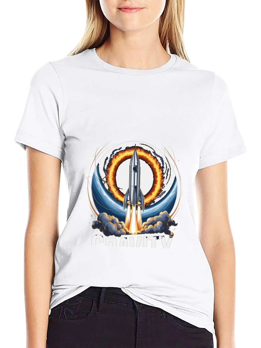 Gravity Rocket Launch T-Shirt