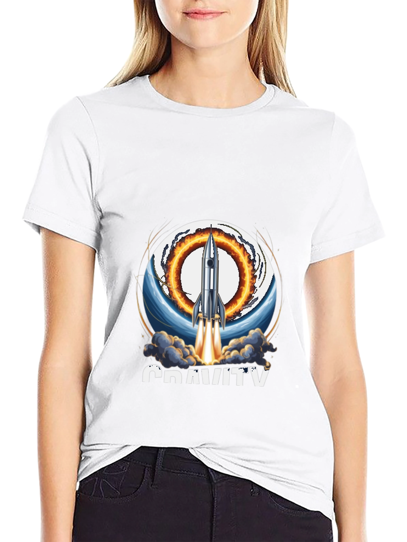 Gravity Rocket Launch T-Shirt