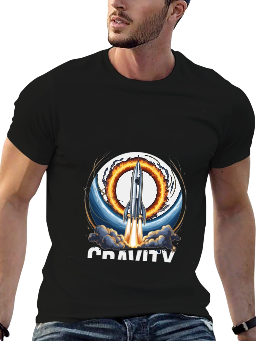 Gravity Rocket Launch T-Shirt