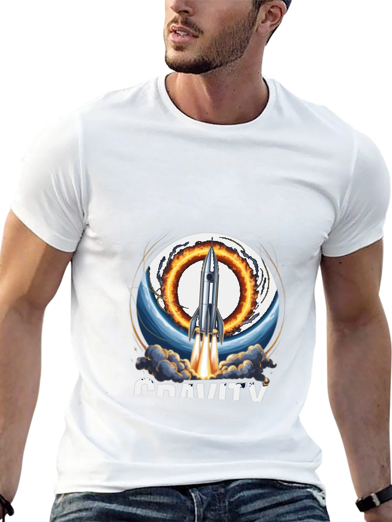 Gravity Rocket Launch T-Shirt
