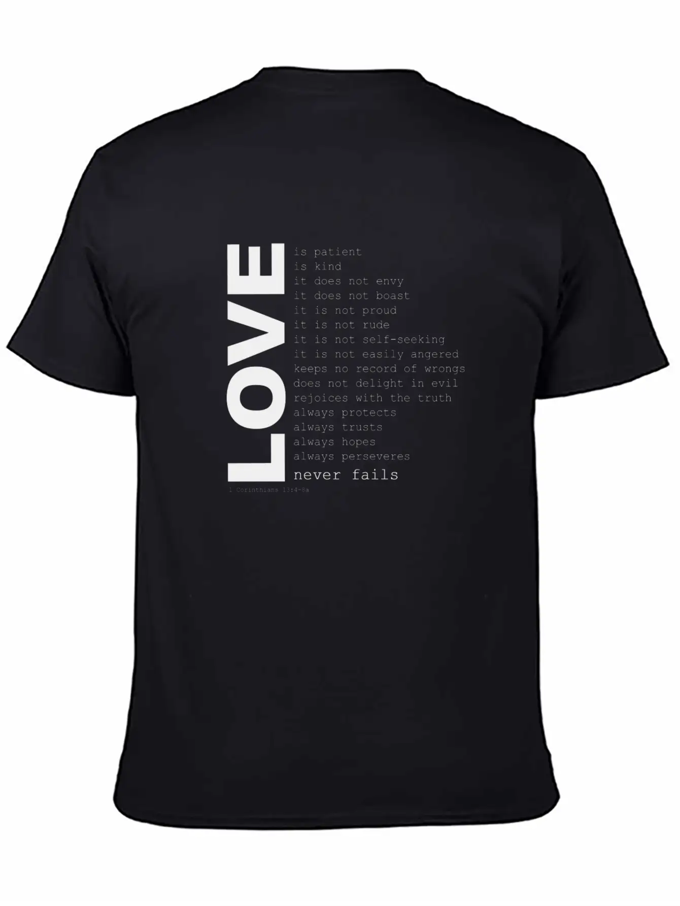 1corinthians13 Unisex Casual T-Shirt – Clean Design For Daily Comfort