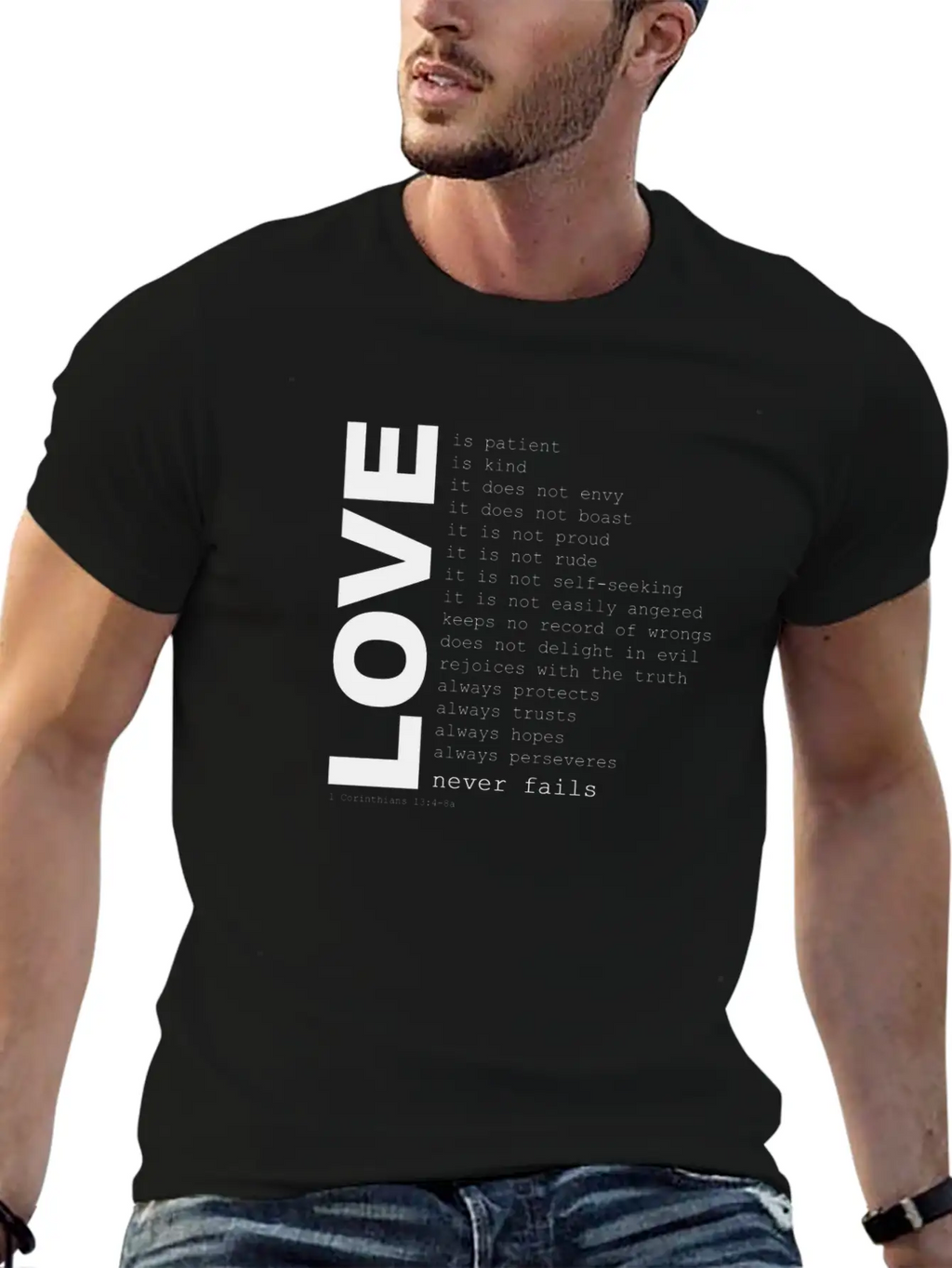 1corinthians13 Unisex Casual T-Shirt – Clean Design For Daily Comfort