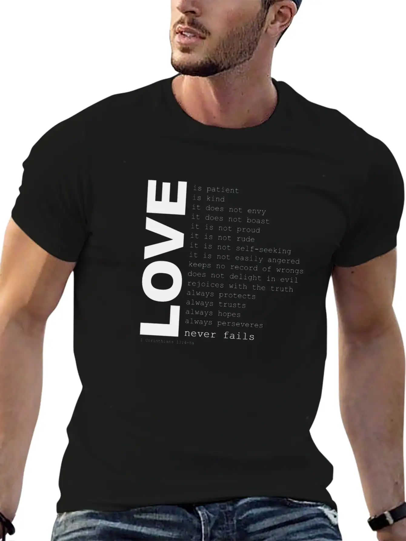 1corinthians13 Unisex Casual T-Shirt – Clean Design For Daily Comfort