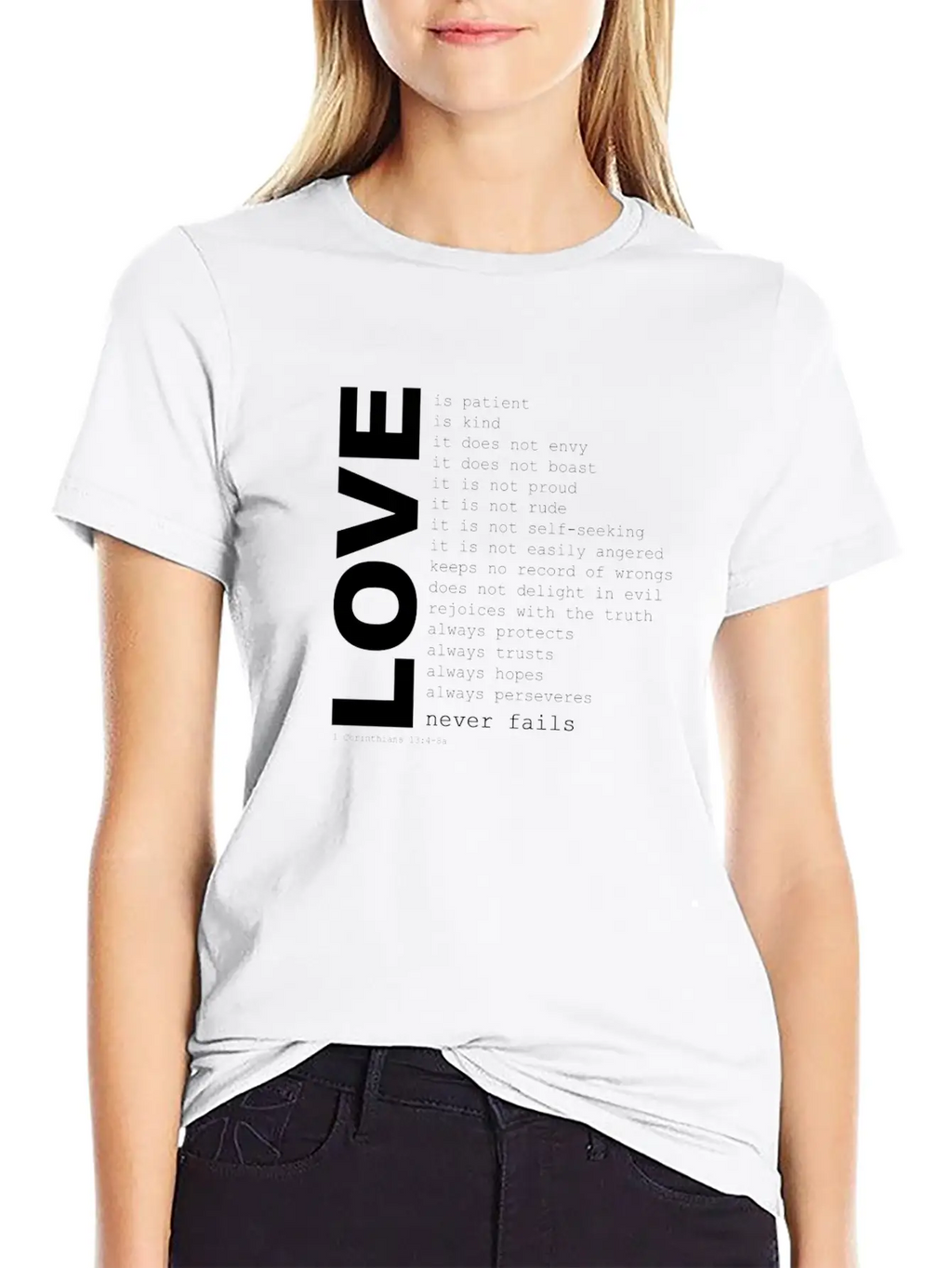 1corinthians13 Unisex Casual T-Shirt – Clean Design For Daily Comfort