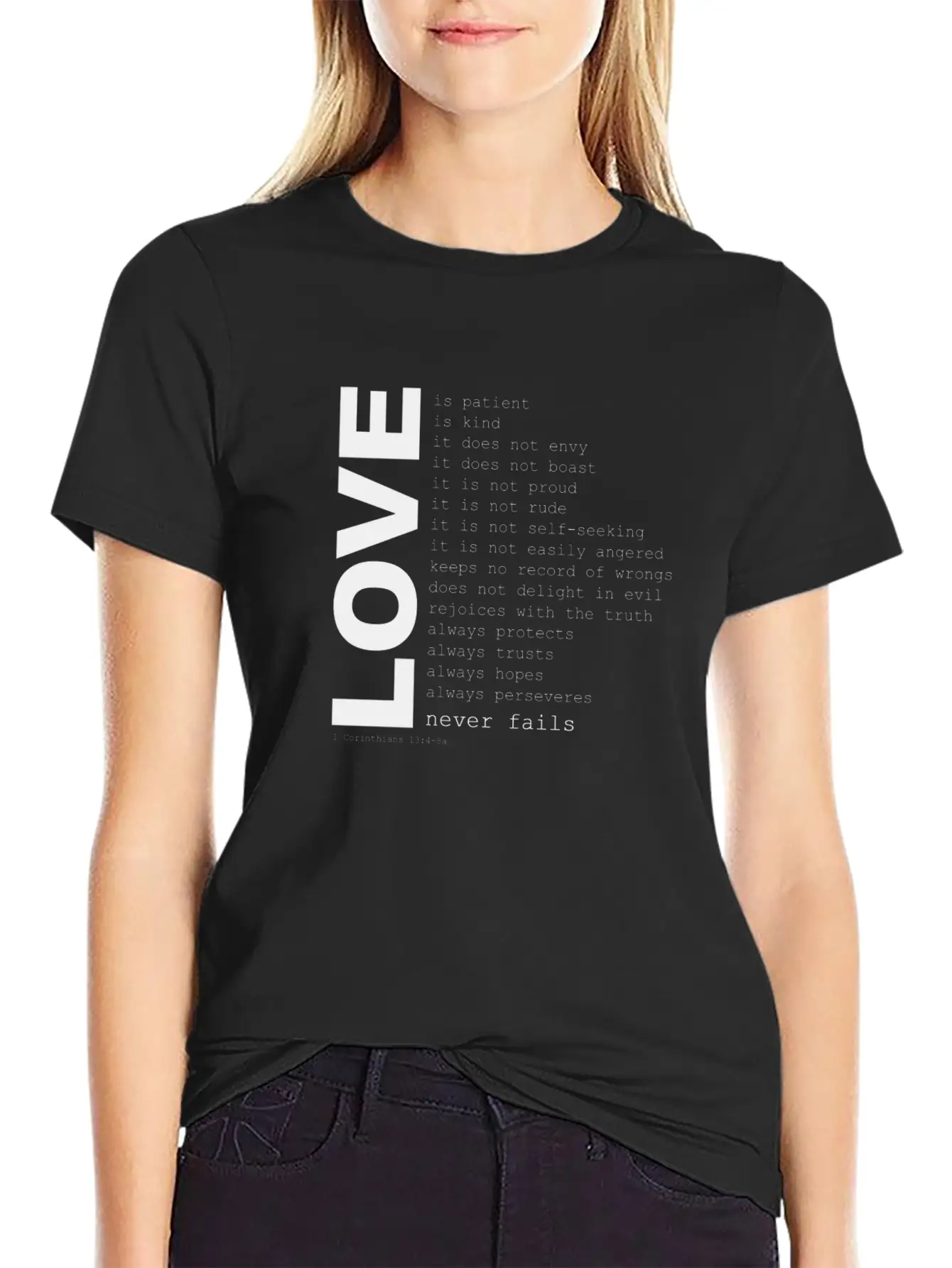 1corinthians13 Unisex Casual T-Shirt – Clean Design For Daily Comfort