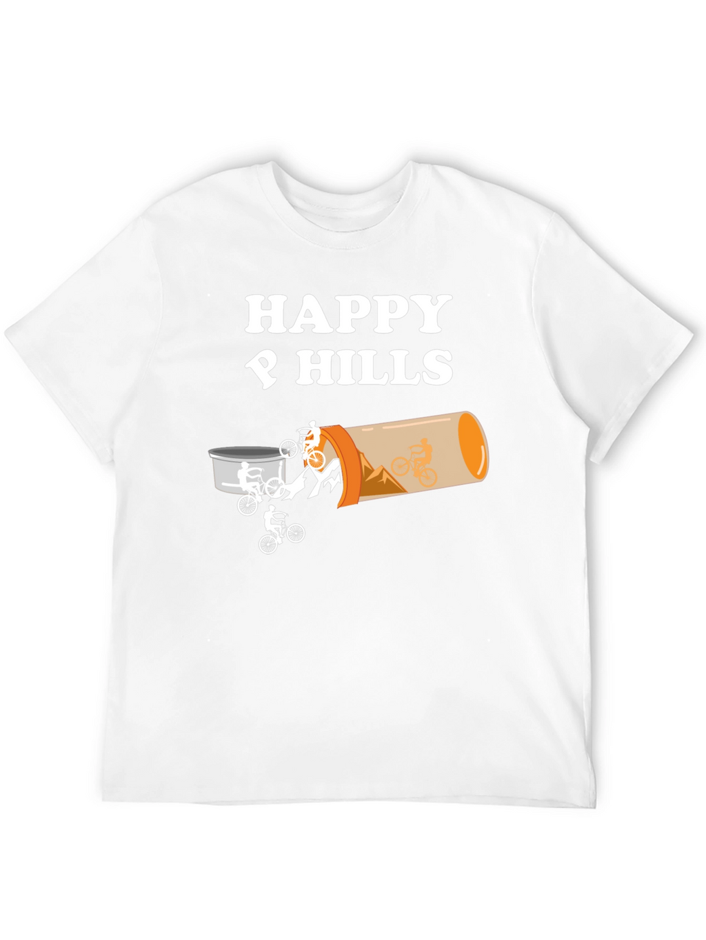 Happy Hills Mountain Bike T-Shirt - Black