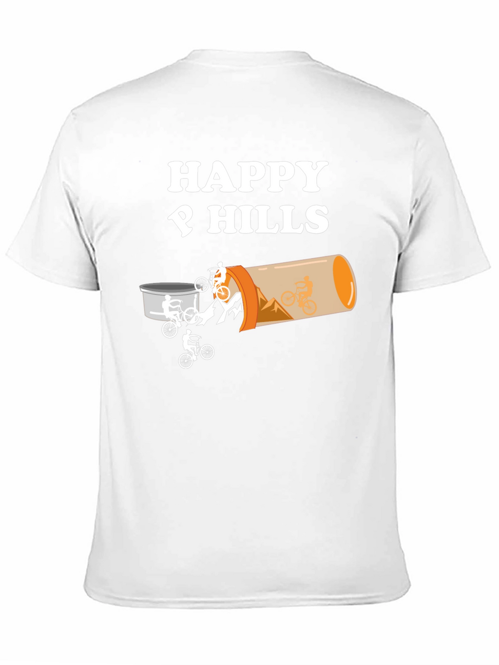 Happy Hills Mountain Bike T-Shirt - Black