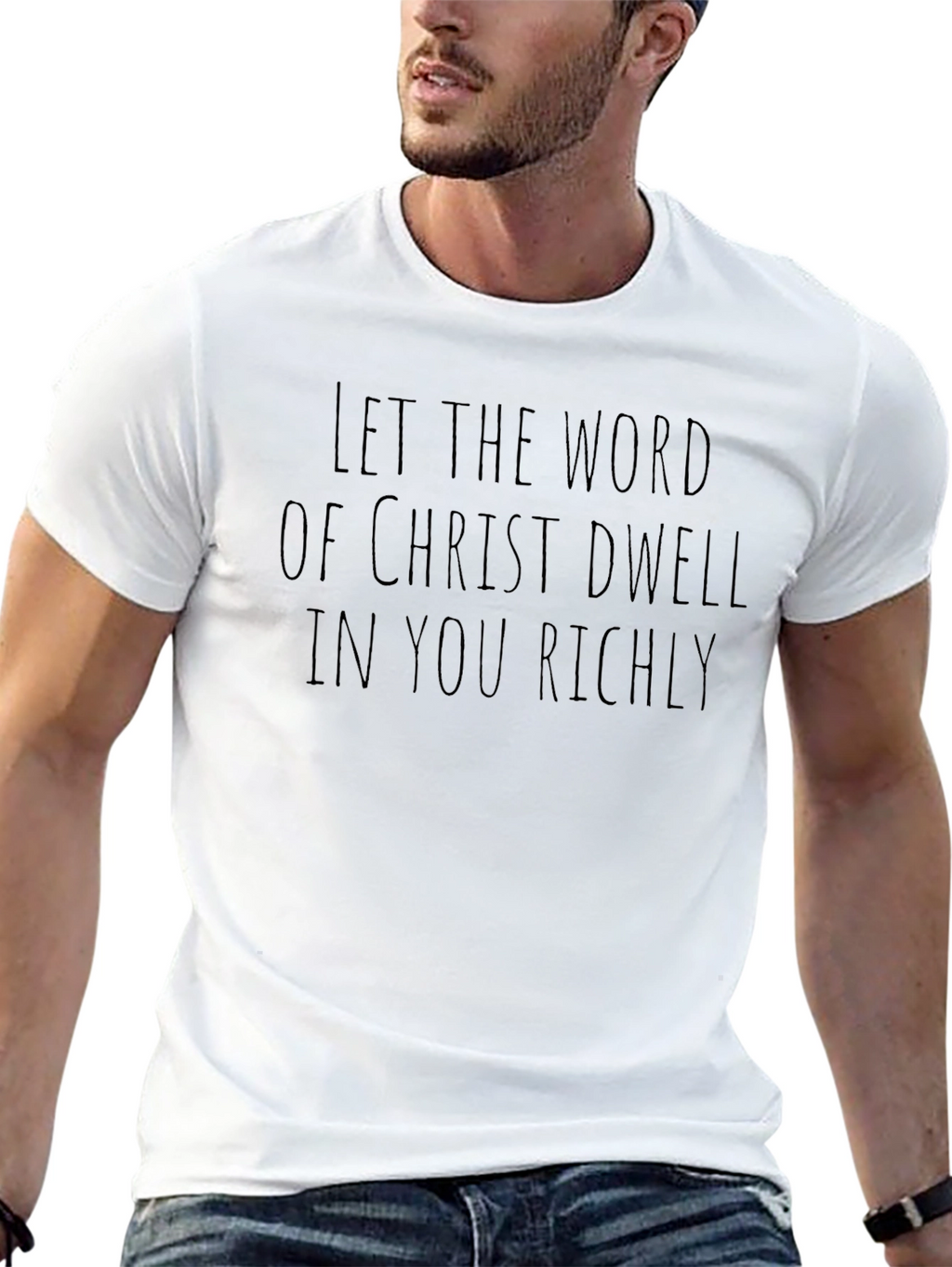Faith-Inspired T-Shirt: Dwell Richly in Christ