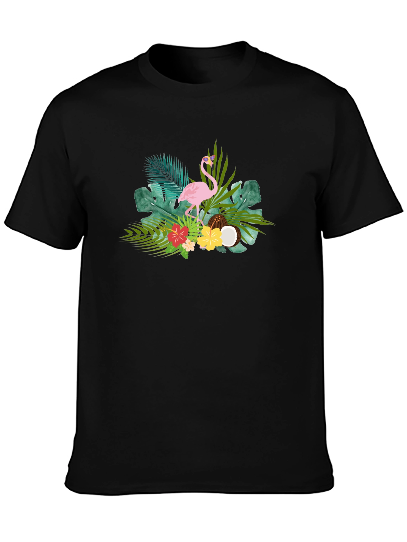 Tropical Flamingo Graphic Tee