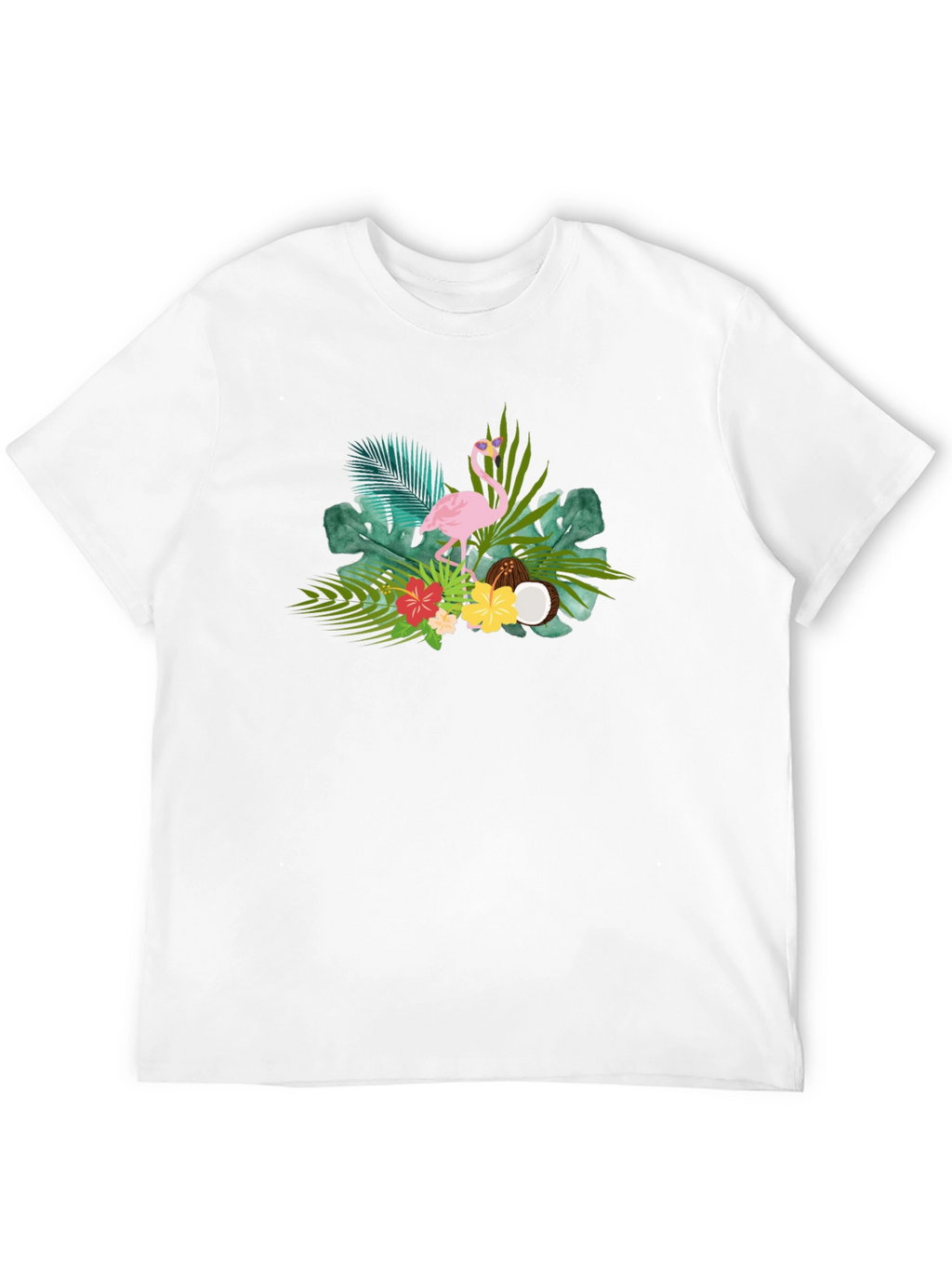 Tropical Flamingo Graphic Tee