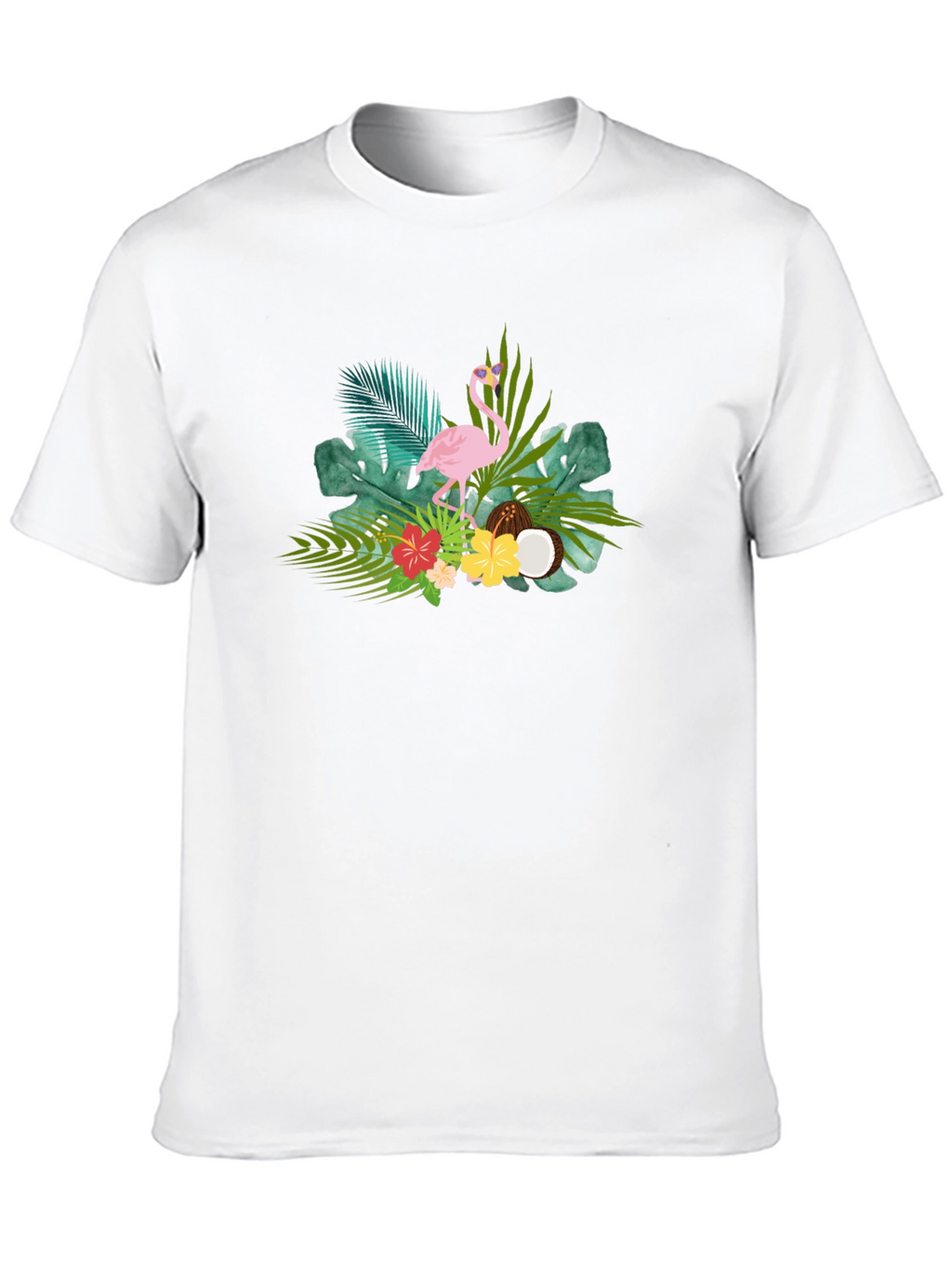 Tropical Flamingo Graphic Tee