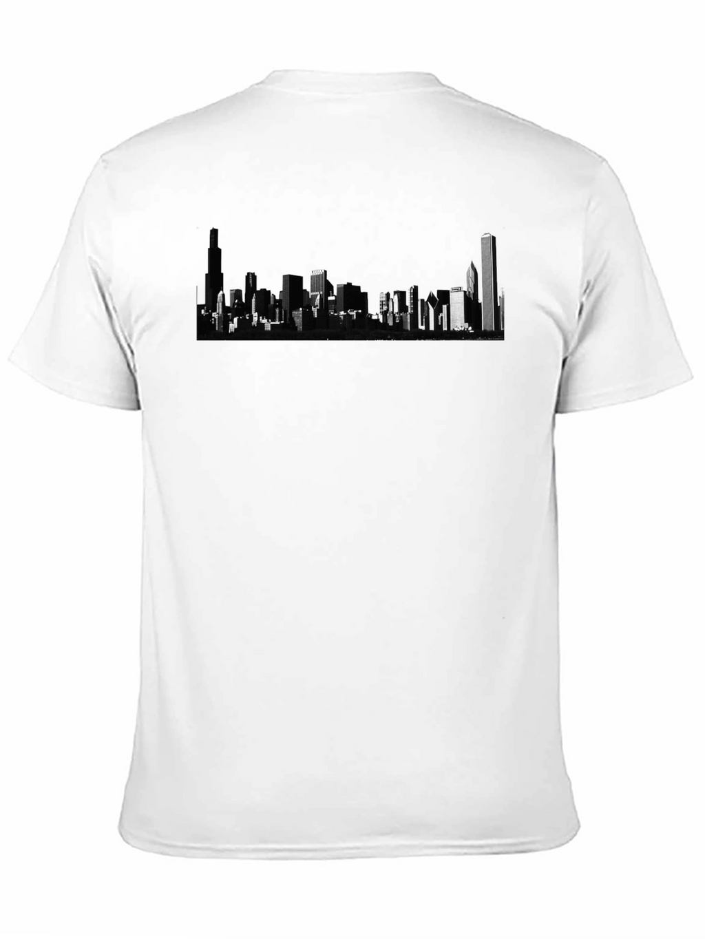 Cityscape Graphic Black T-Shirt