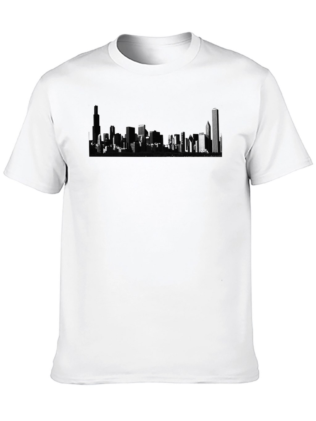 Cityscape Graphic Black T-Shirt