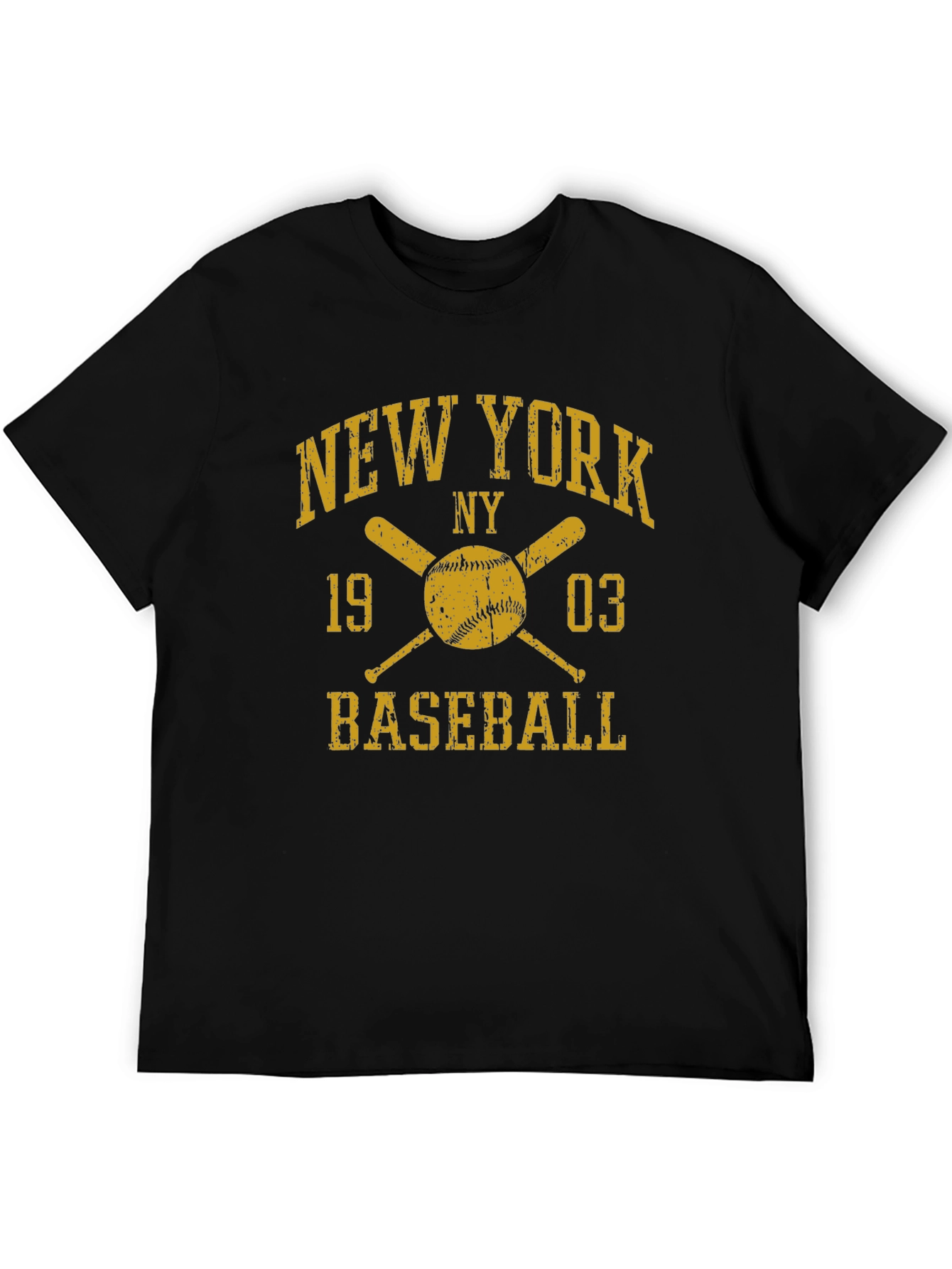 New York Baseball Tee - Vintage Style Graphic T-Shirt