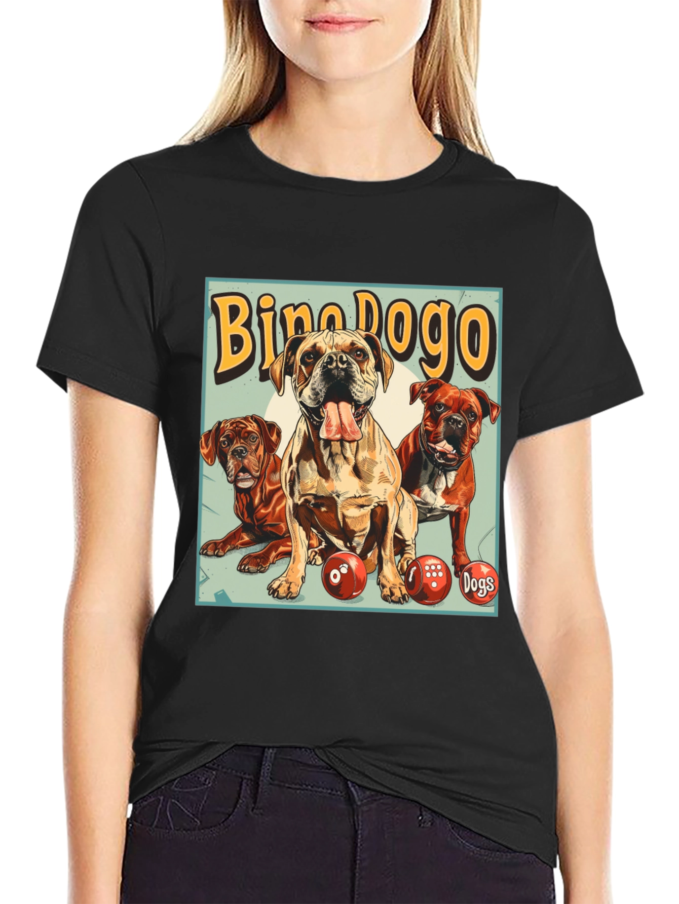 Bino Dogo Dogs Graphic T-Shirt