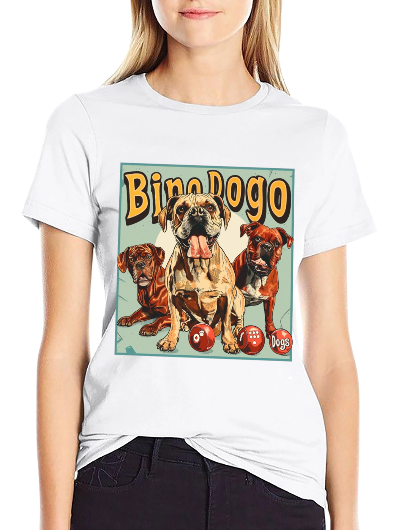 Bino Dogo Dogs Graphic T-Shirt