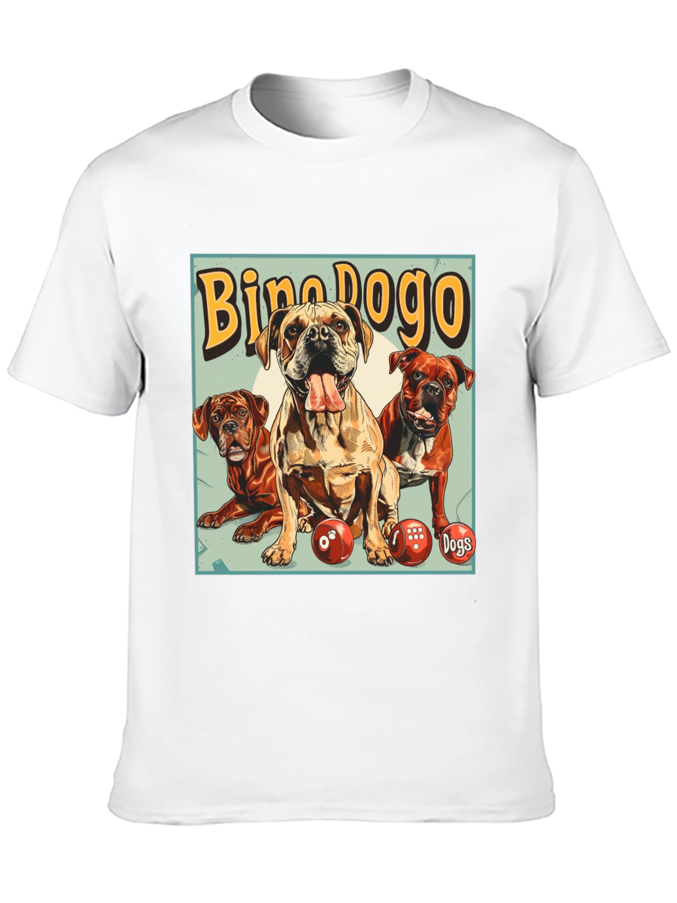 Bino Dogo Dogs Graphic T-Shirt