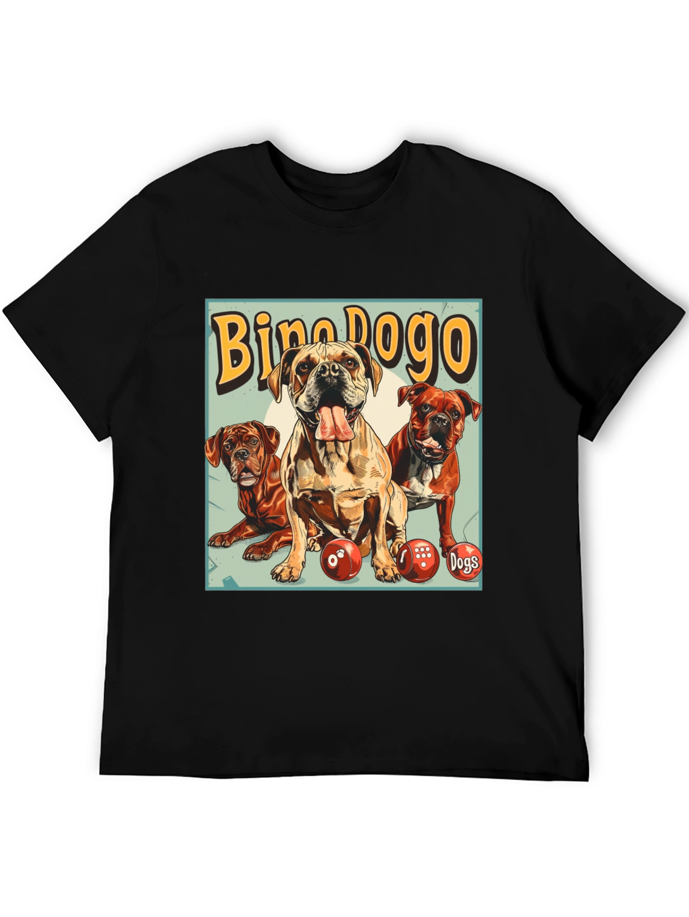 Bino Dogo Dogs Graphic T-Shirt