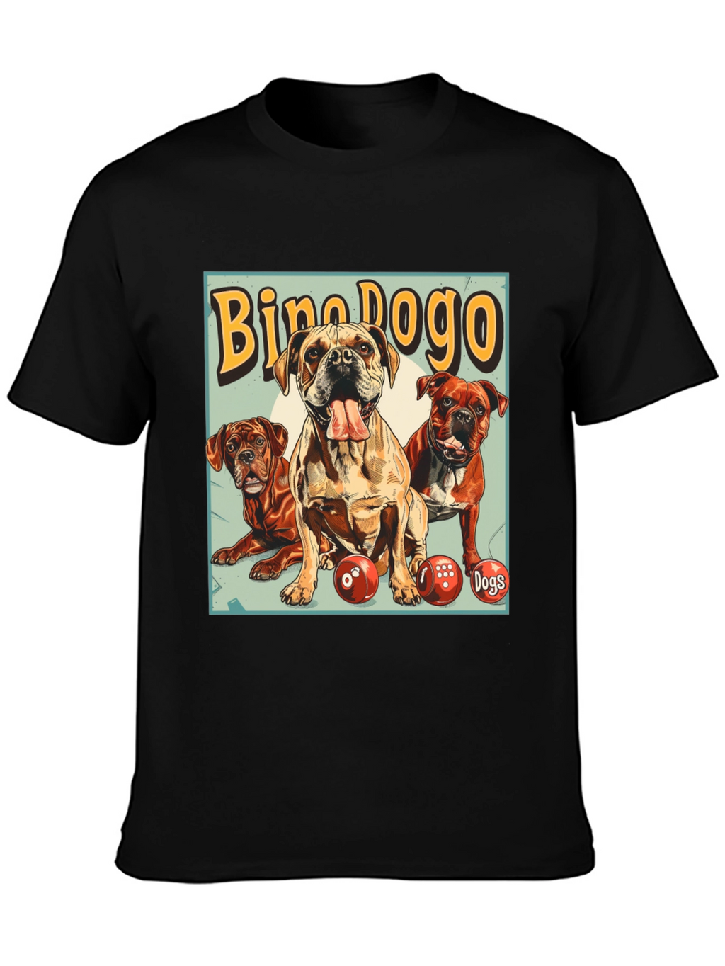 Bino Dogo Dogs Graphic T-Shirt