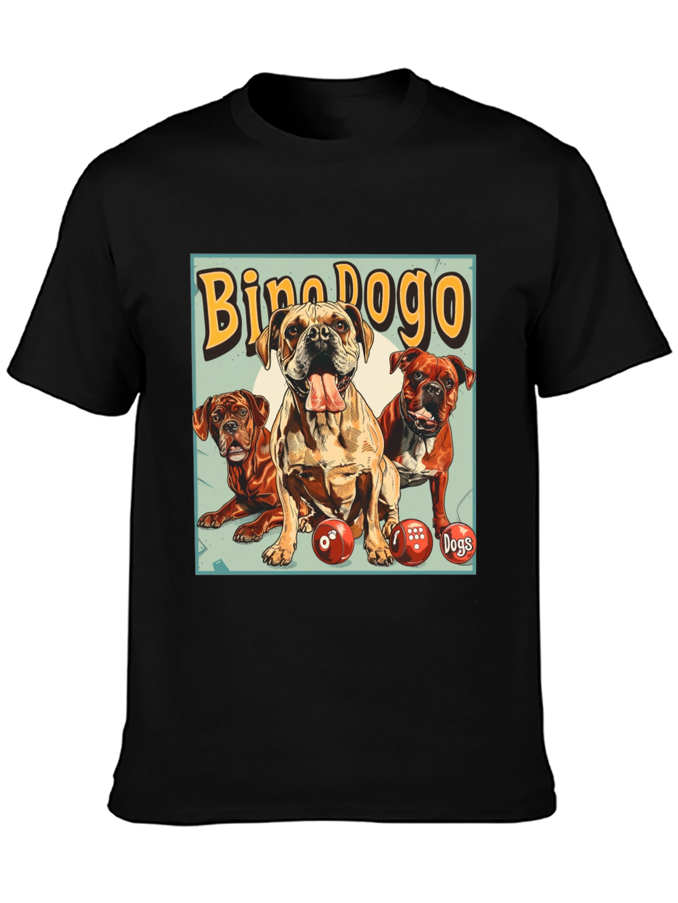 Bino Dogo Dogs Graphic T-Shirt