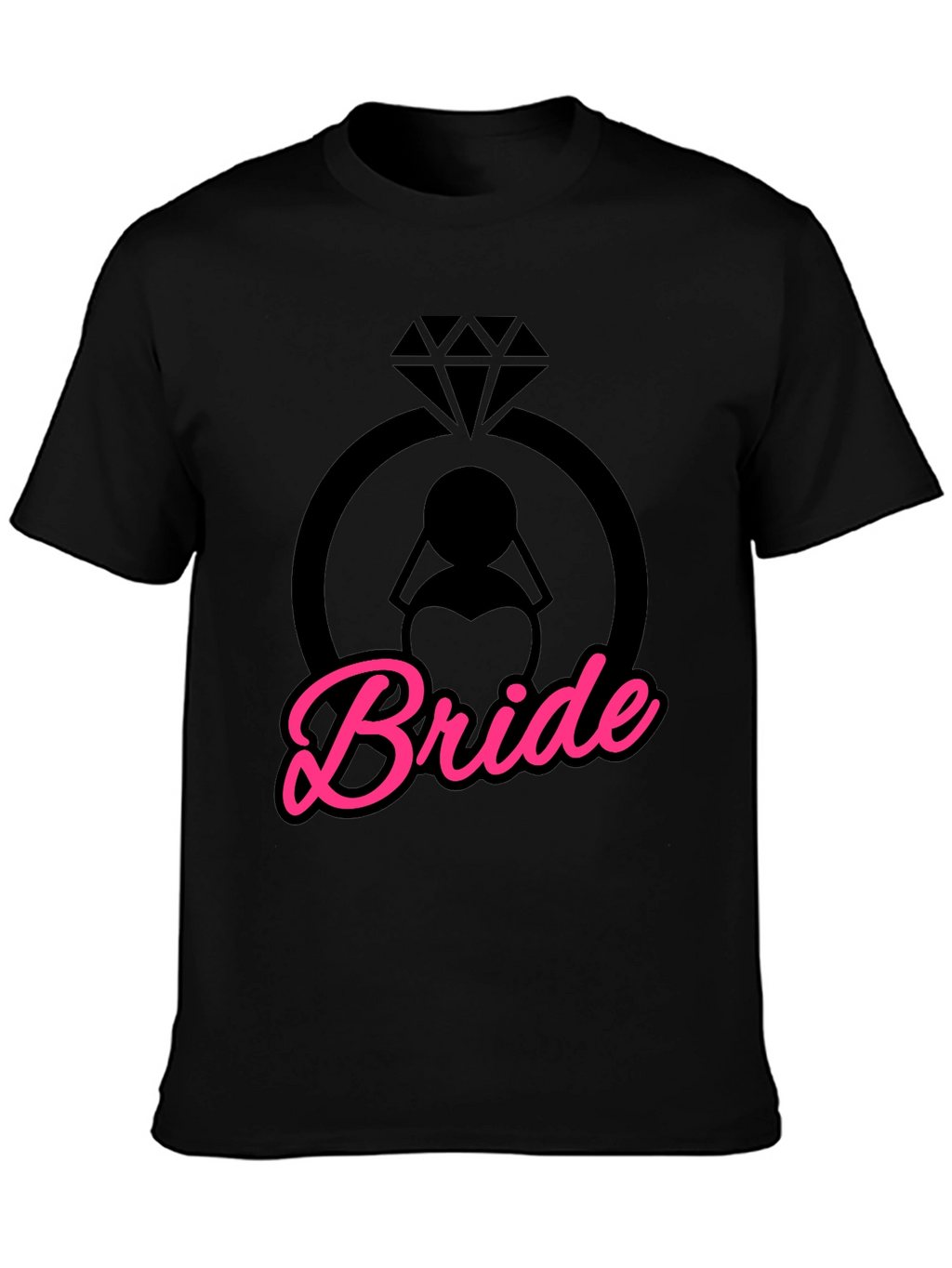 Bride T-Shirt - Diamond Ring Design