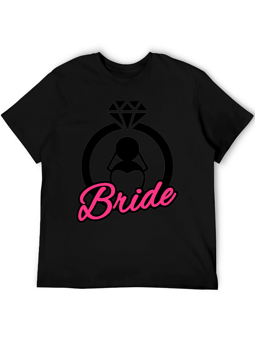 Bride T-Shirt - Diamond Ring Design
