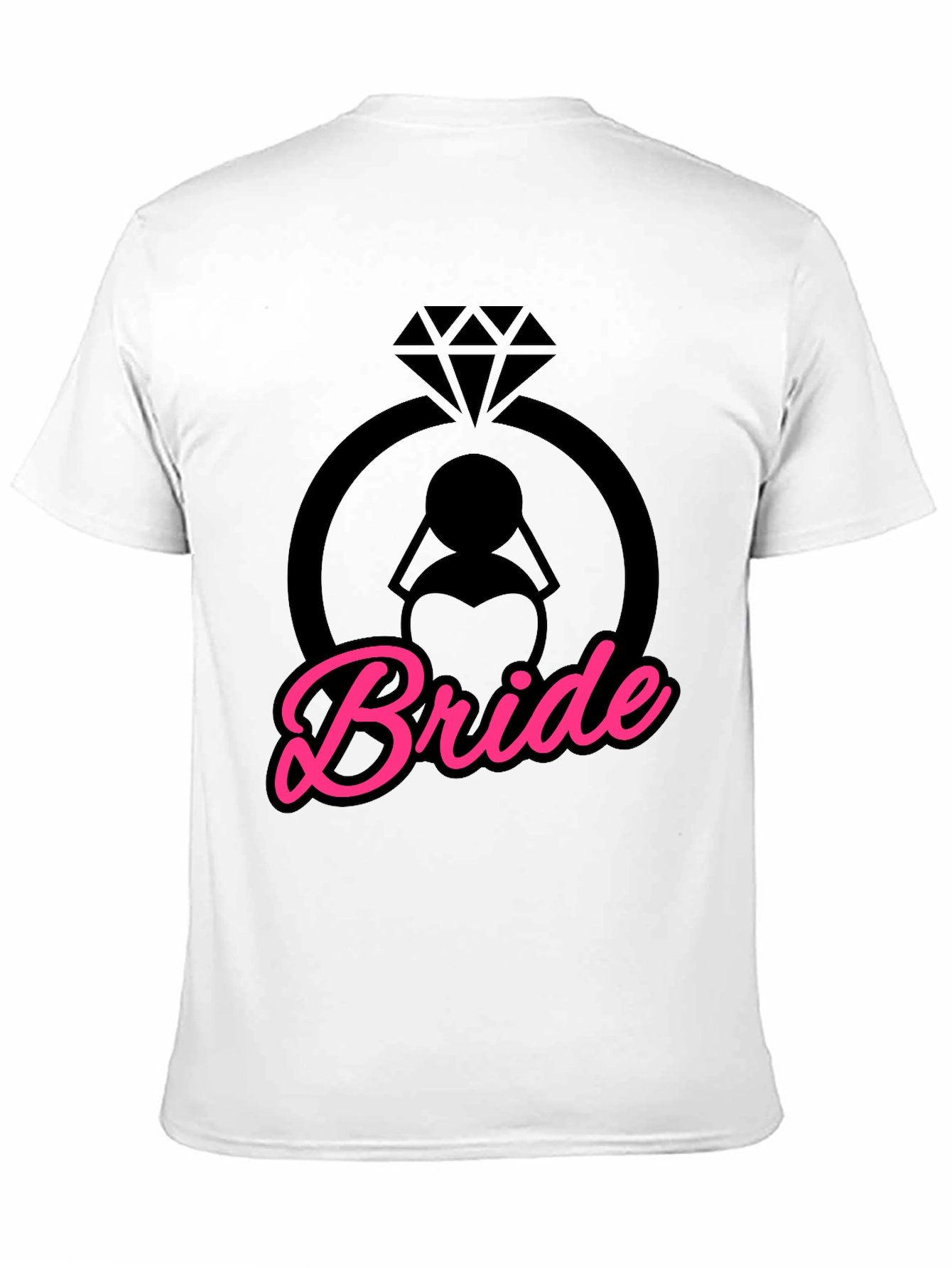 Bride T-Shirt - Diamond Ring Design