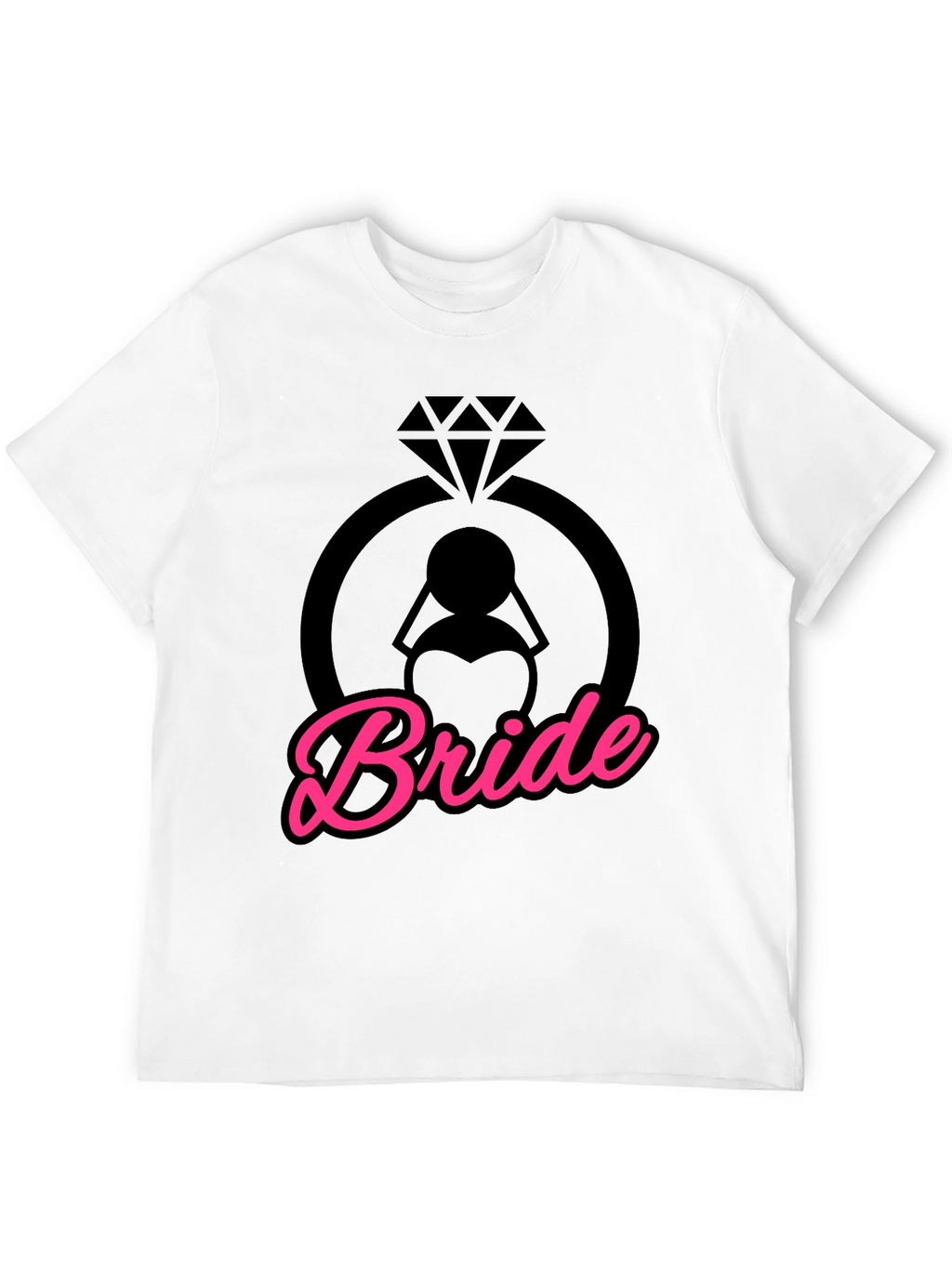 Bride T-Shirt - Diamond Ring Design