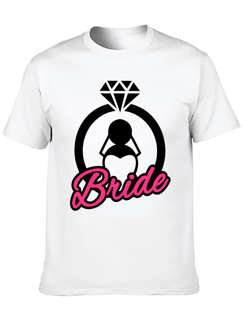 Bride T-Shirt - Diamond Ring Design