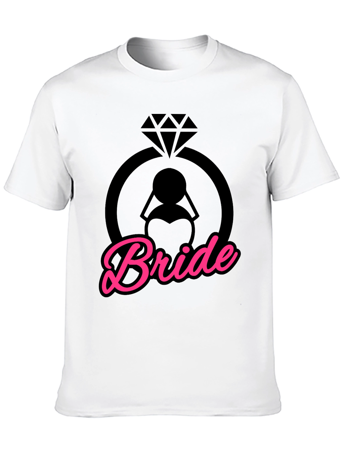 Bride T-Shirt - Diamond Ring Design