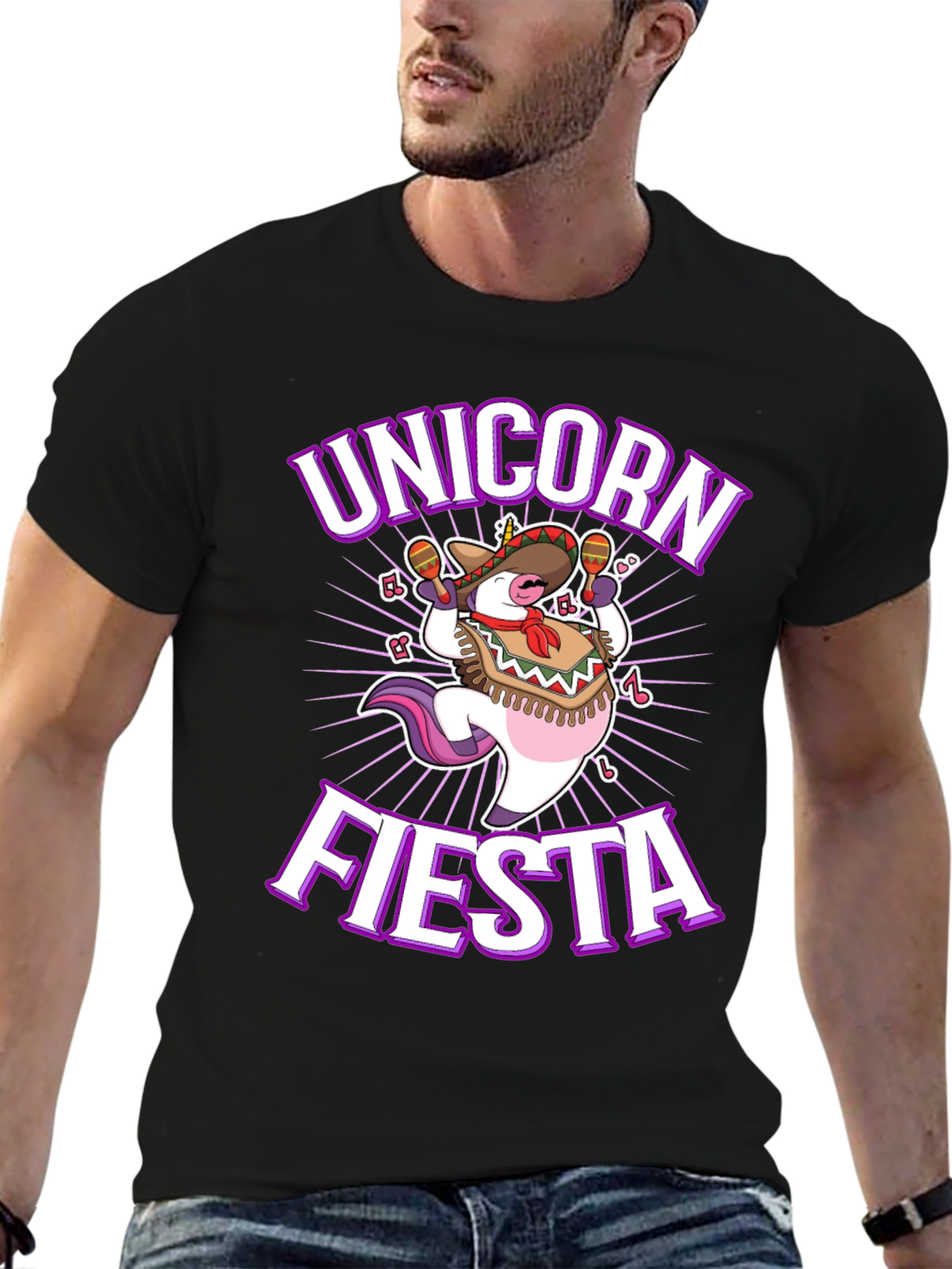 Unicorn Fiesta T-Shirt - Mexican Party Tee