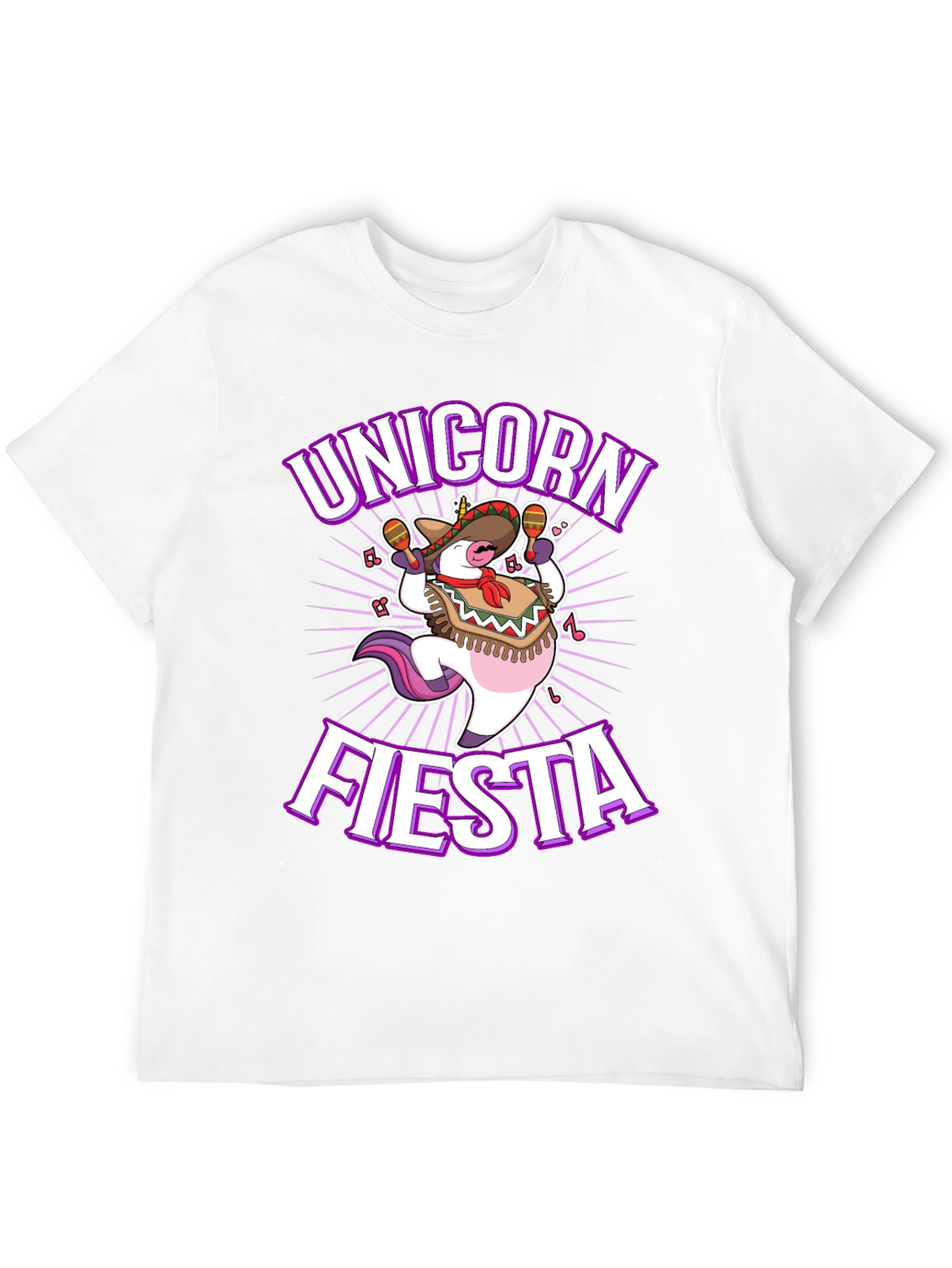 Unicorn Fiesta T-Shirt - Mexican Party Tee