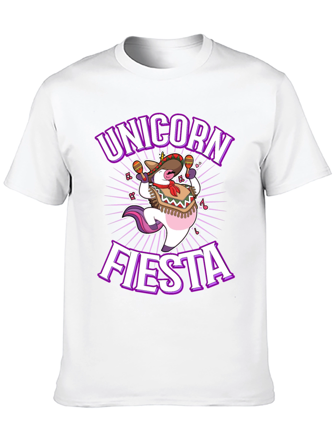 Unicorn Fiesta T-Shirt - Mexican Party Tee