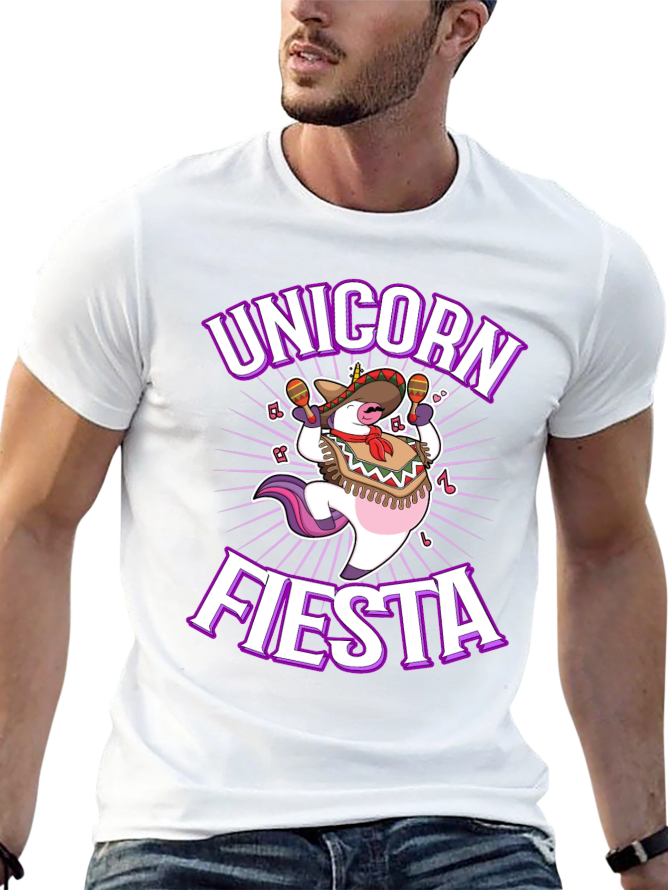 Unicorn Fiesta T-Shirt - Mexican Party Tee