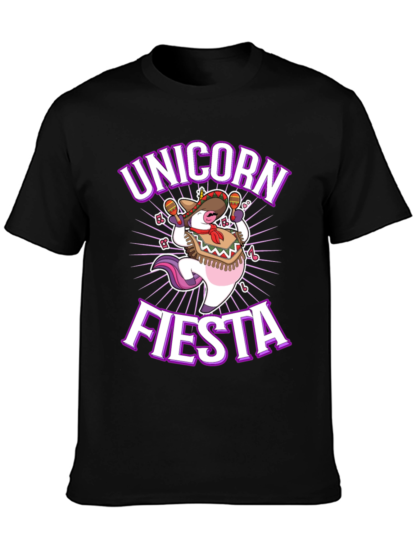 Unicorn Fiesta T-Shirt - Mexican Party Tee