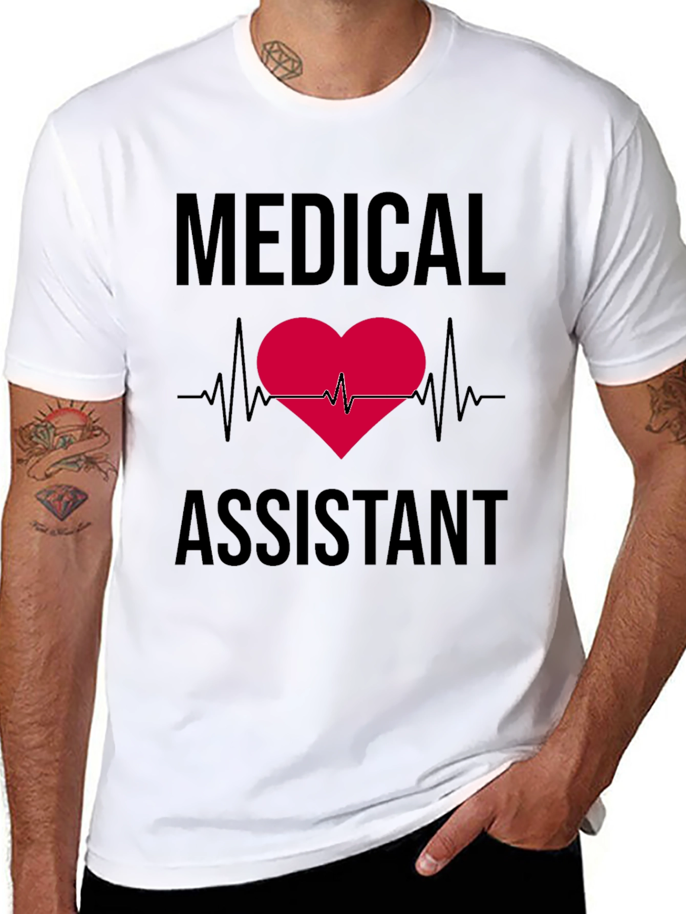 Medical Assistant Heartbeat T-Shirt