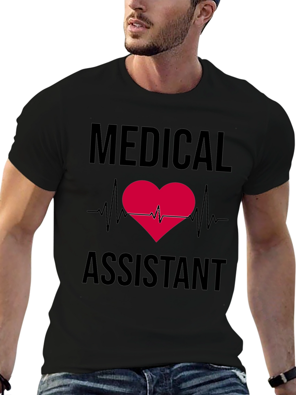 Medical Assistant Heartbeat T-Shirt