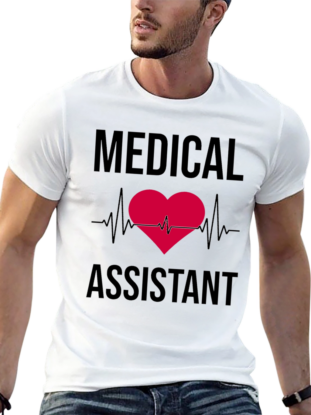 Medical Assistant Heartbeat T-Shirt