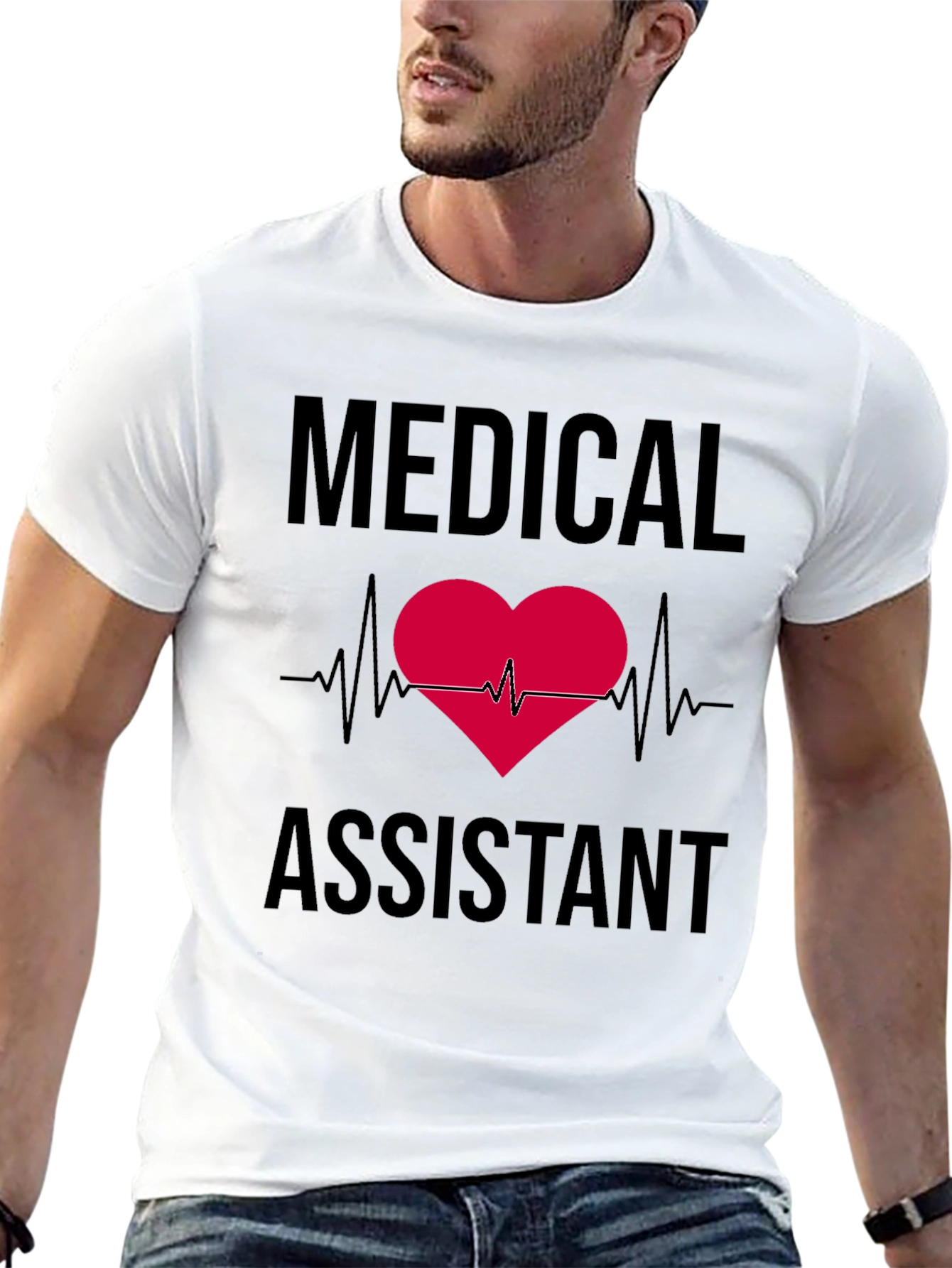 Medical Assistant Heartbeat T-Shirt