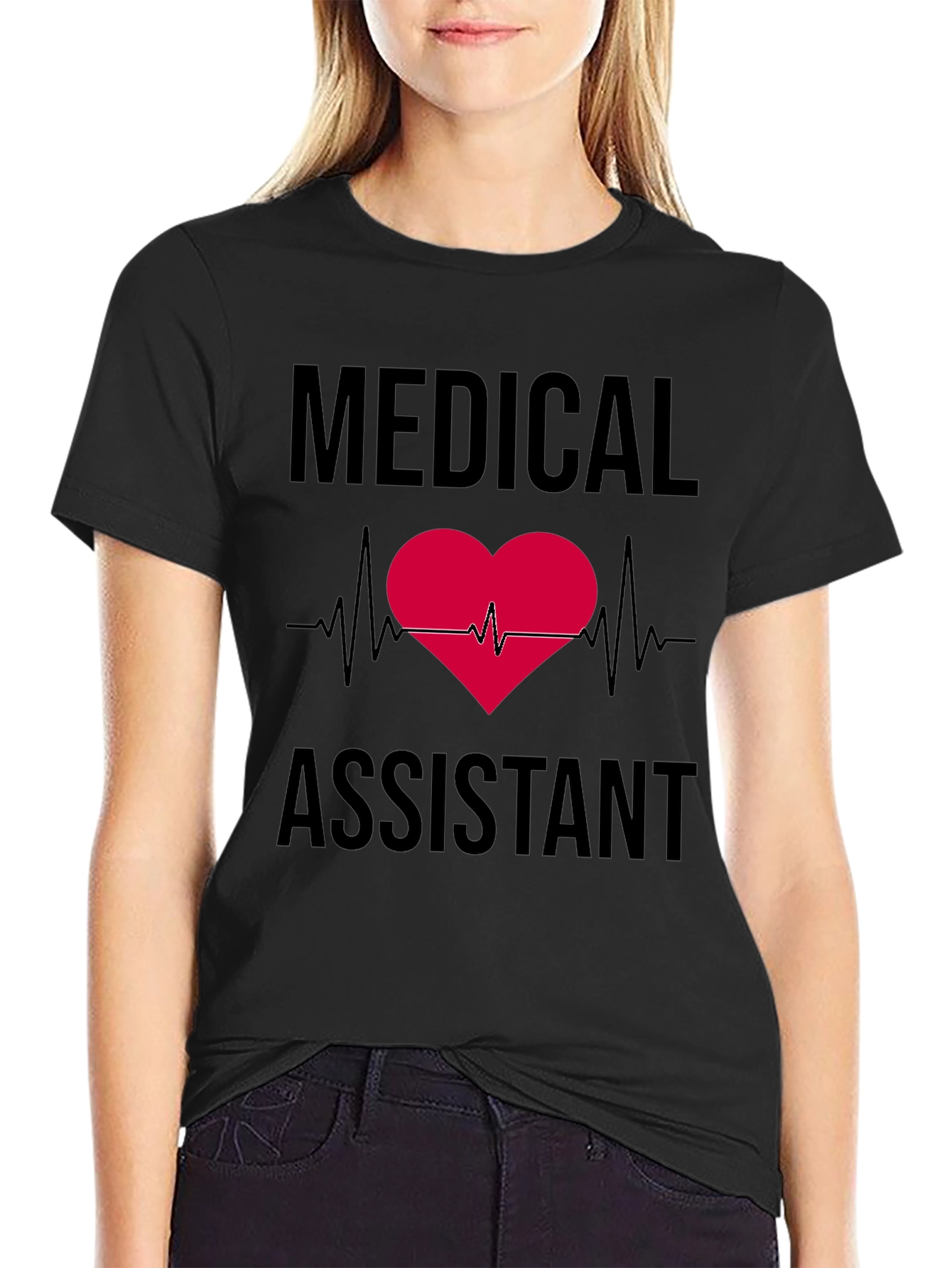 Medical Assistant Heartbeat T-Shirt