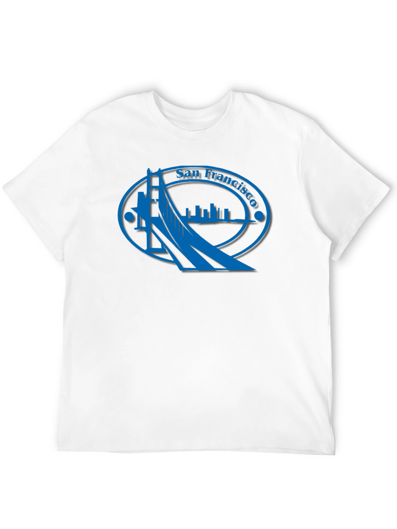 San Francisco Bridge Graphic Tee - Black Cotton Casual Shirt