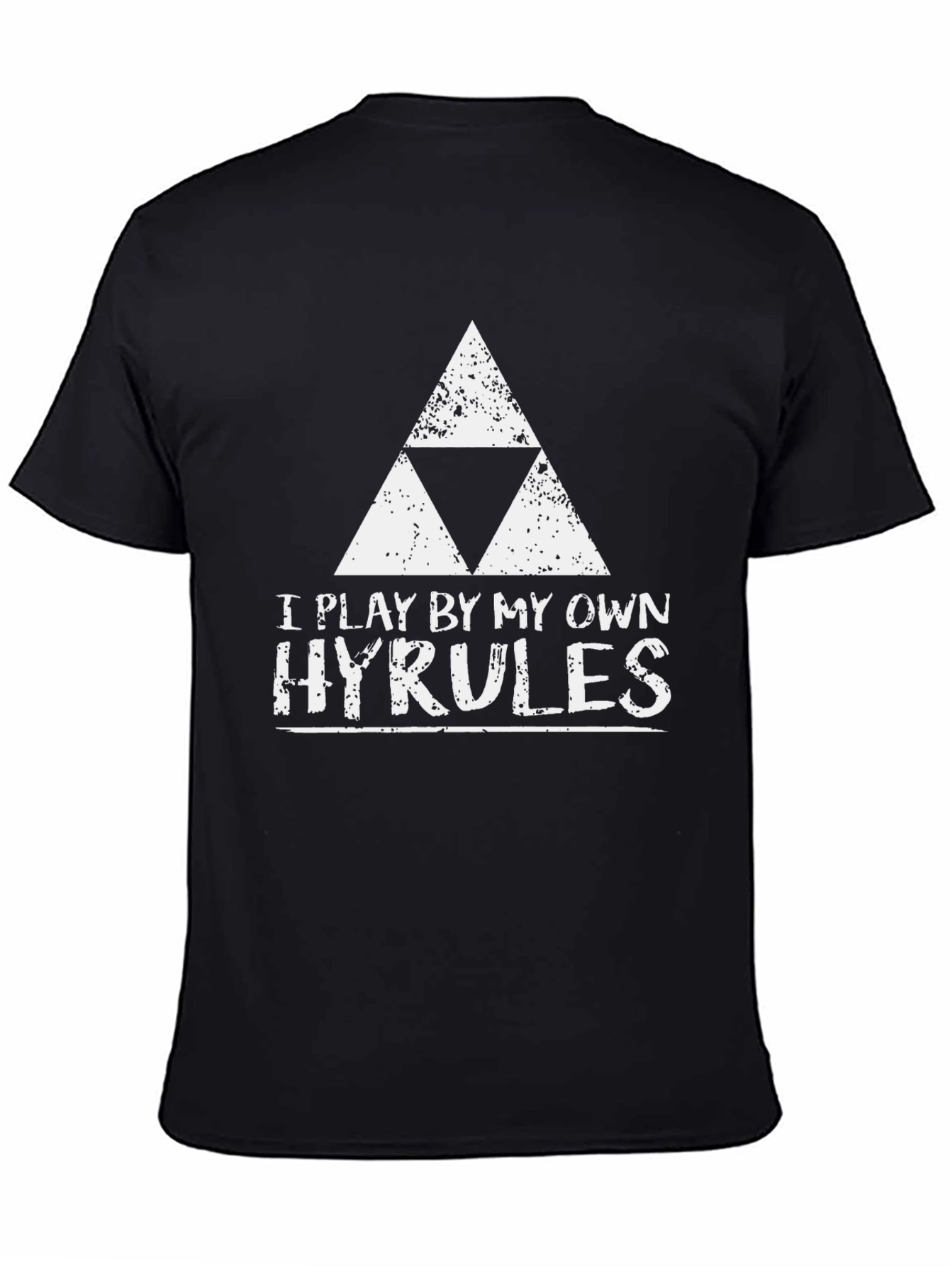Gaming Tee: I Play By My Own Hyrules - Black