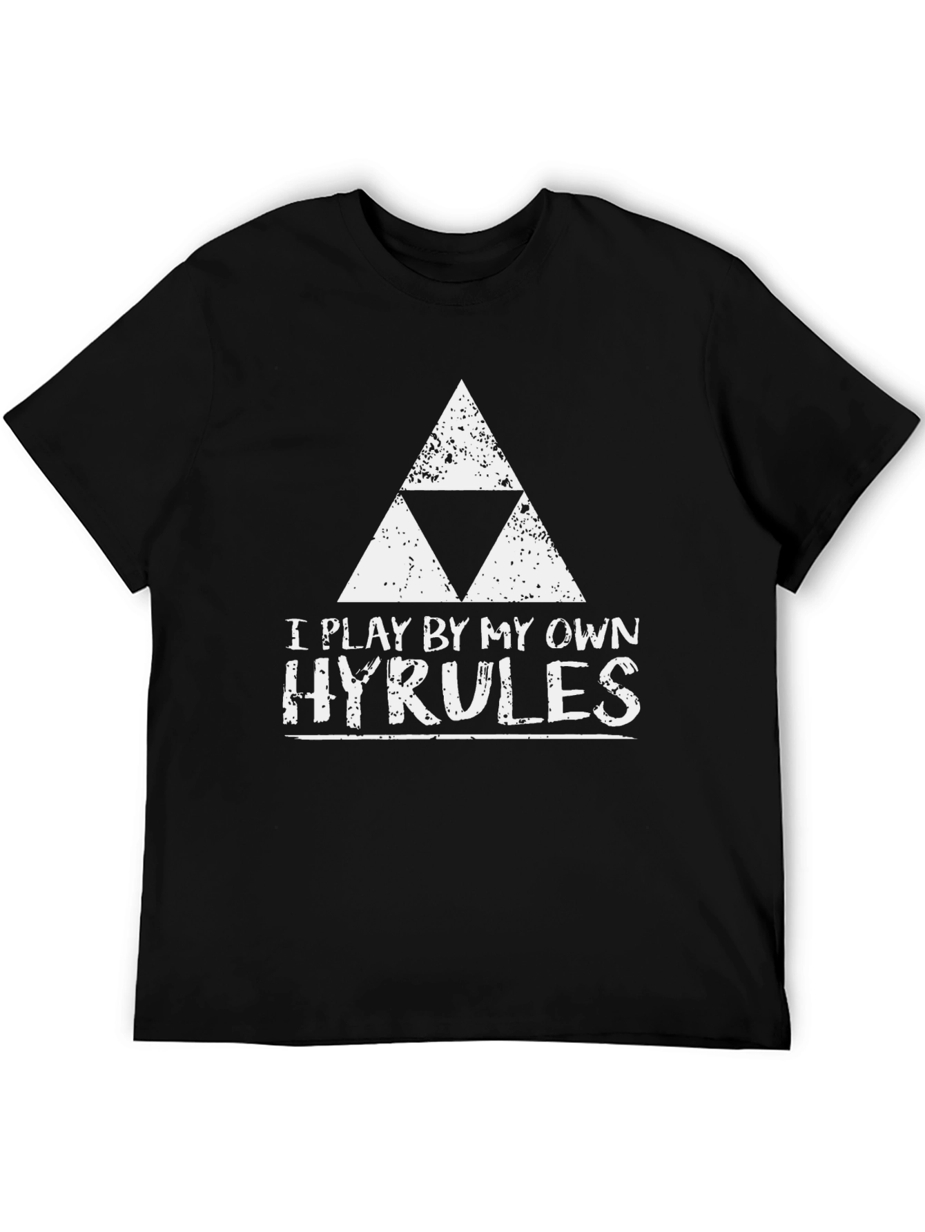 Gaming Tee: I Play By My Own Hyrules - Black