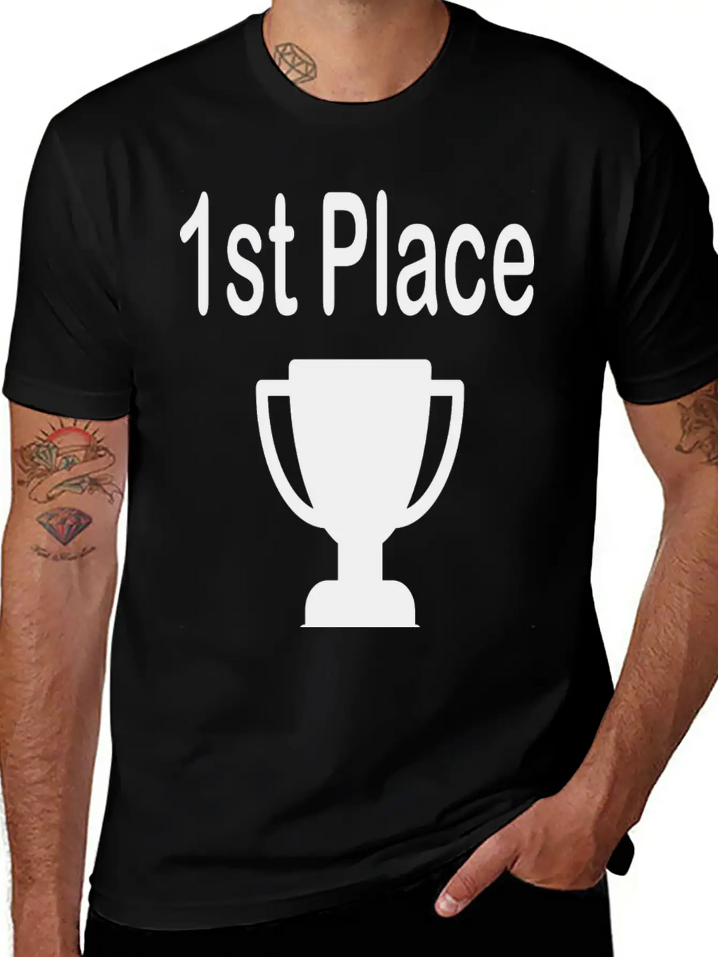 1st Place, Winner, Gold Medal Essential Cotton Tee For Daily Outfits – Unisex Style