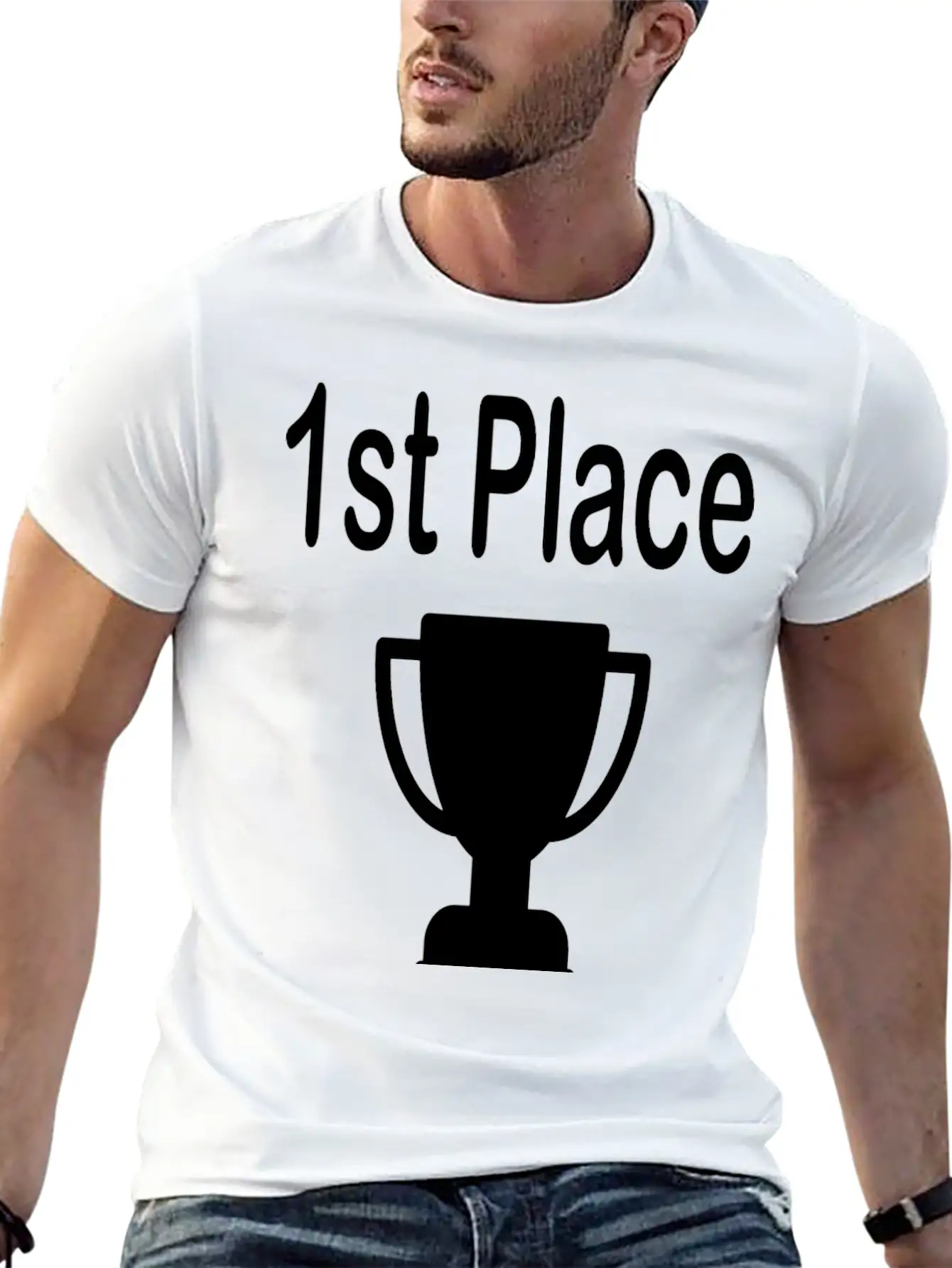 1st Place, Winner, Gold Medal Essential Cotton Tee For Daily Outfits – Unisex Style