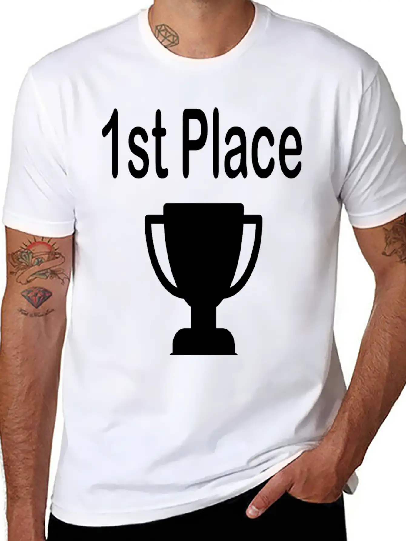 1st Place, Winner, Gold Medal Essential Cotton Tee For Daily Outfits – Unisex Style