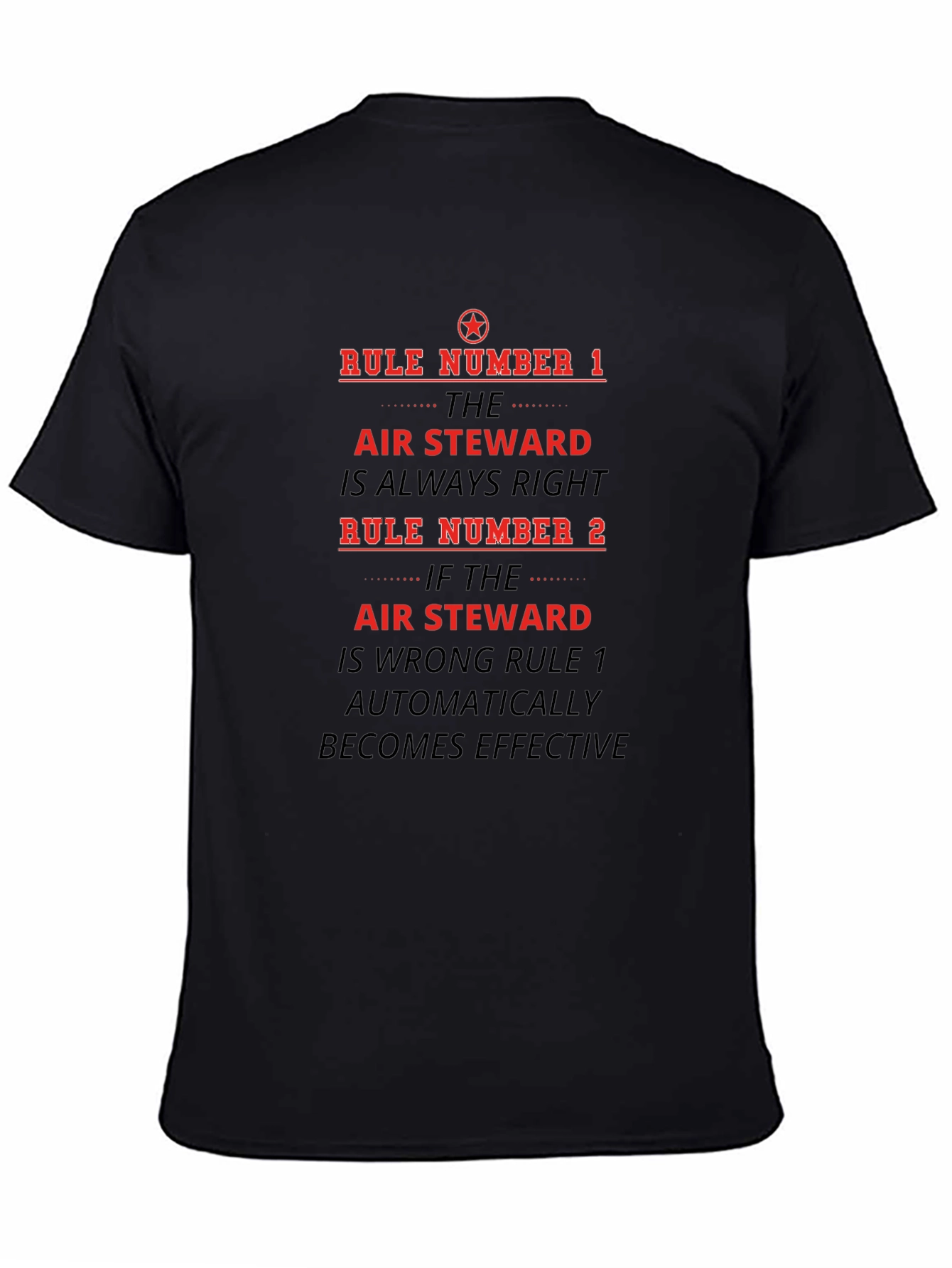 Air Steward Rule T-Shirt